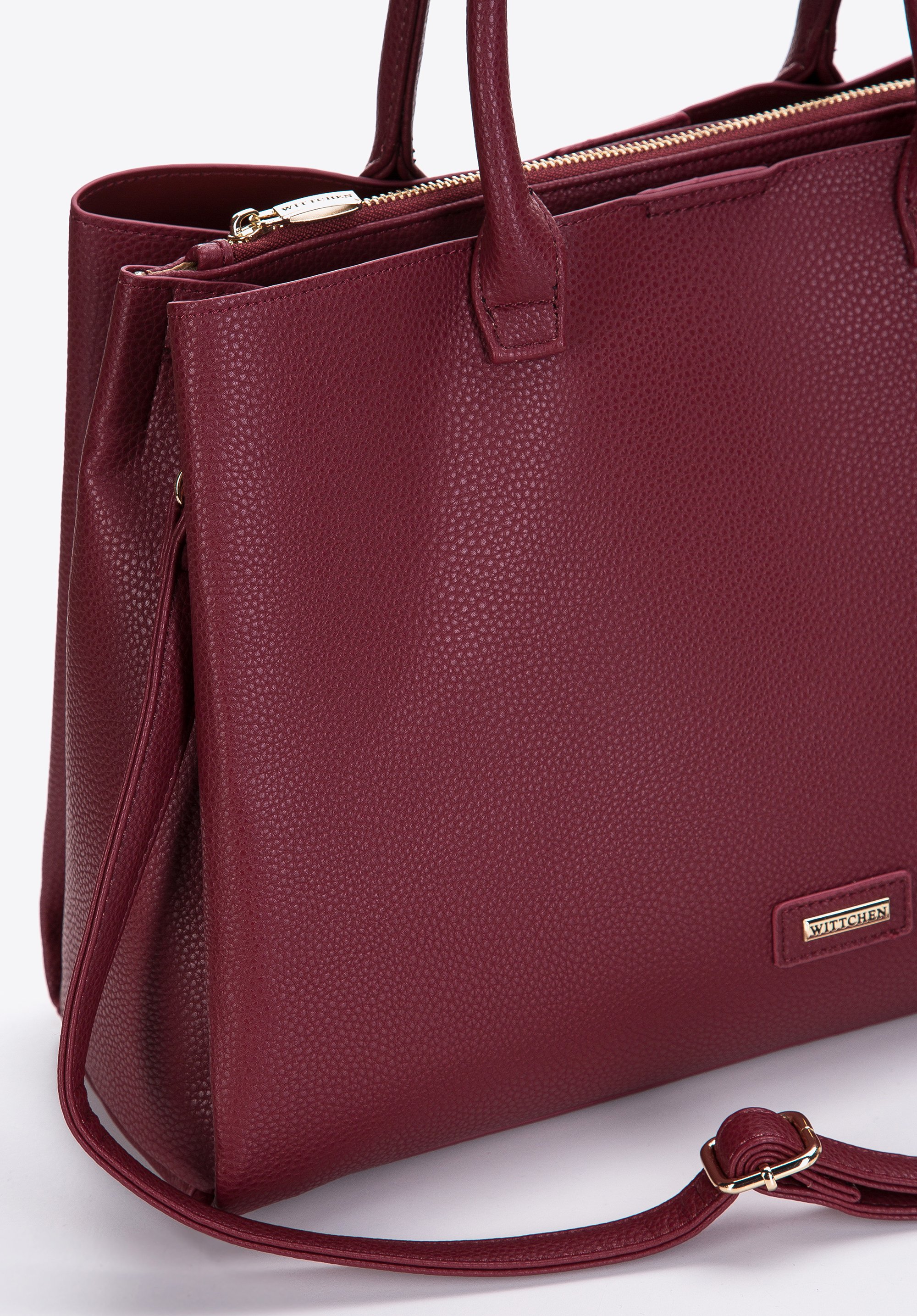 Torba kuferek z zamykaną przegrodą