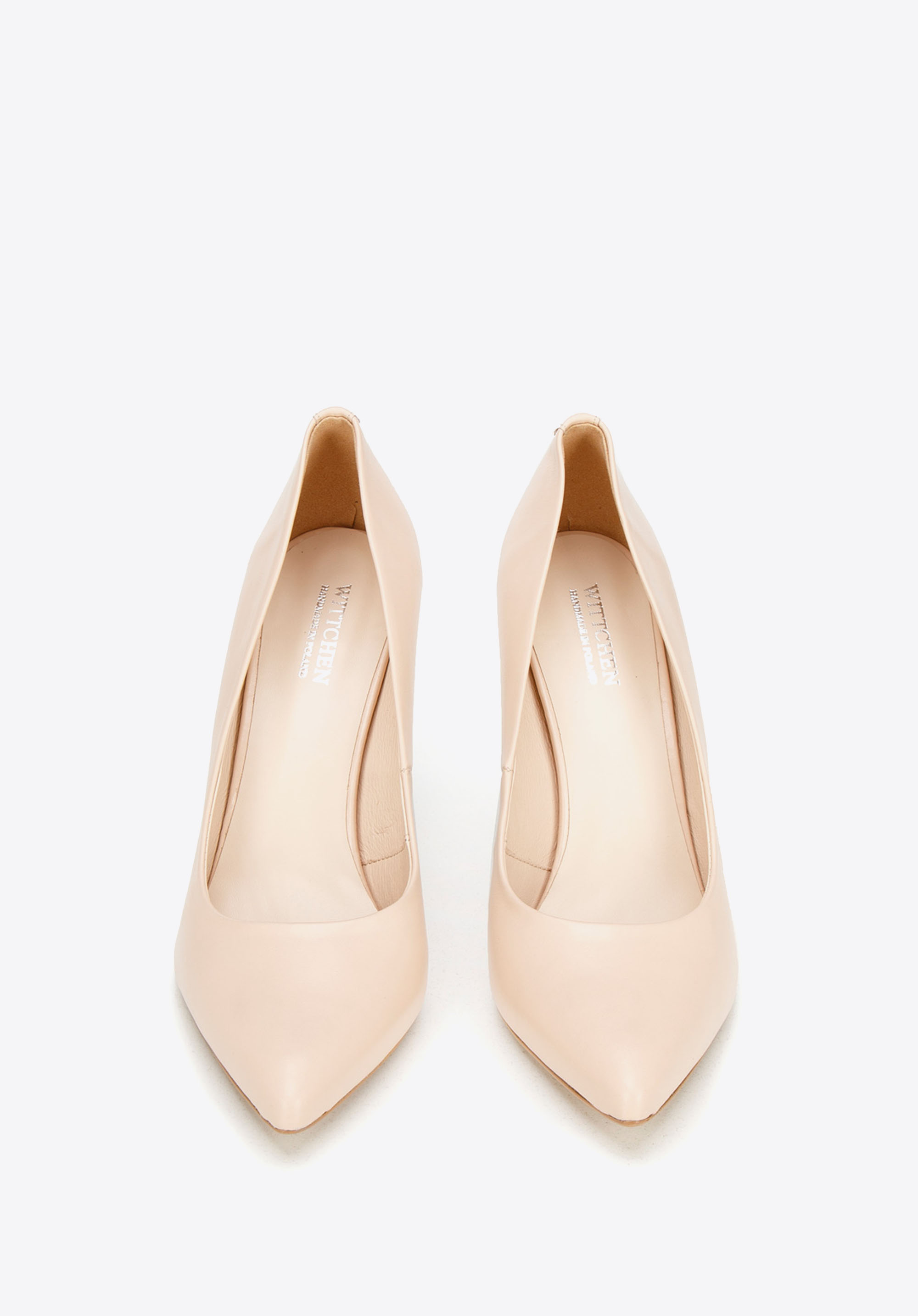 Szpilki skórzane klasyczne