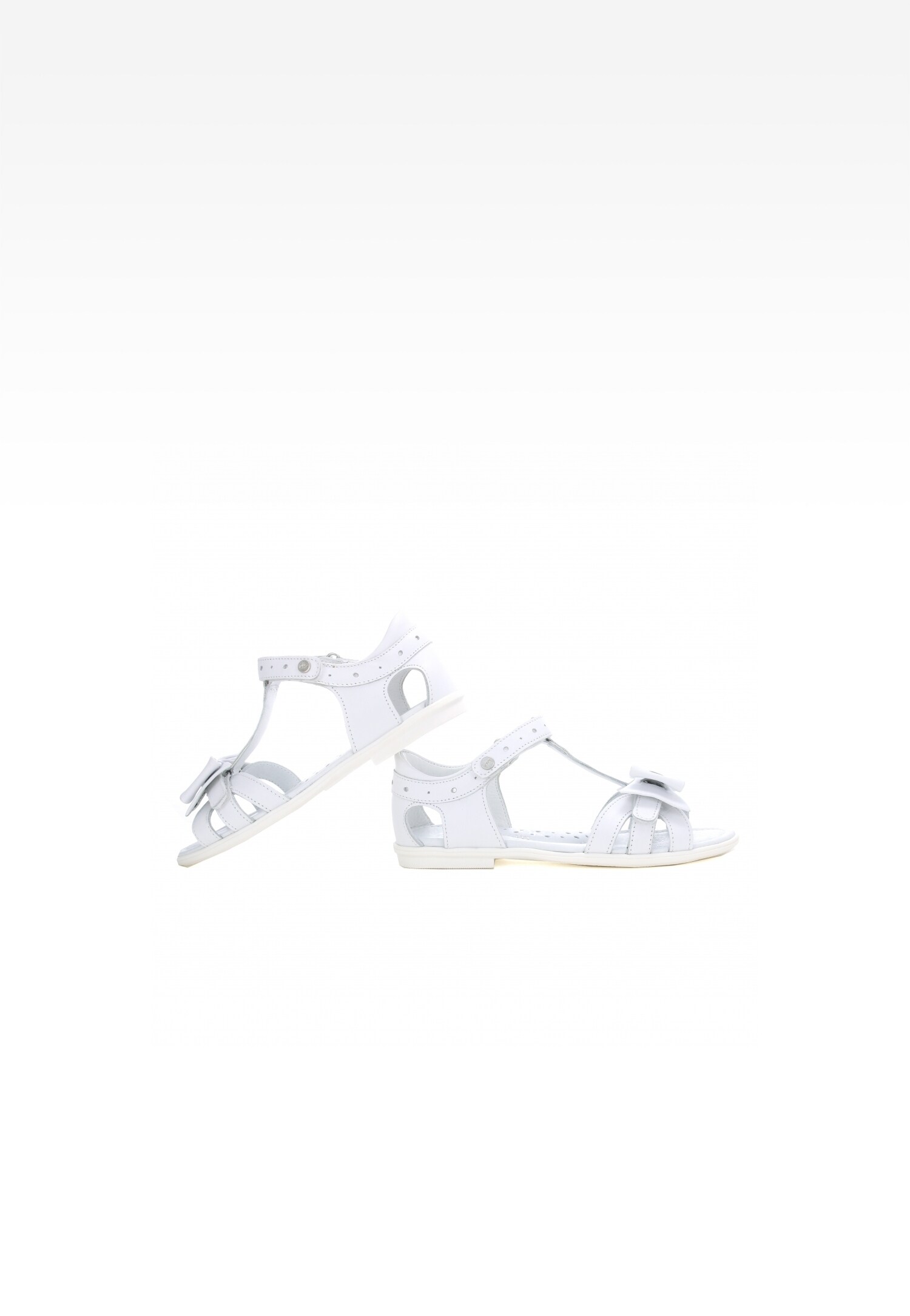 Sandały BARTEK W-56182/B87, dla dziewcząt, biały