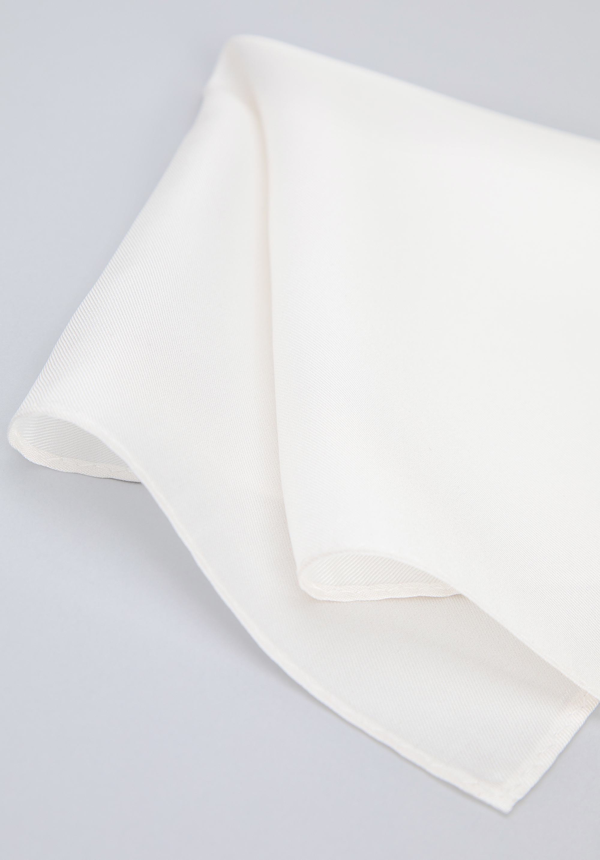 Poszetka z jedwabiu jednokolorowa