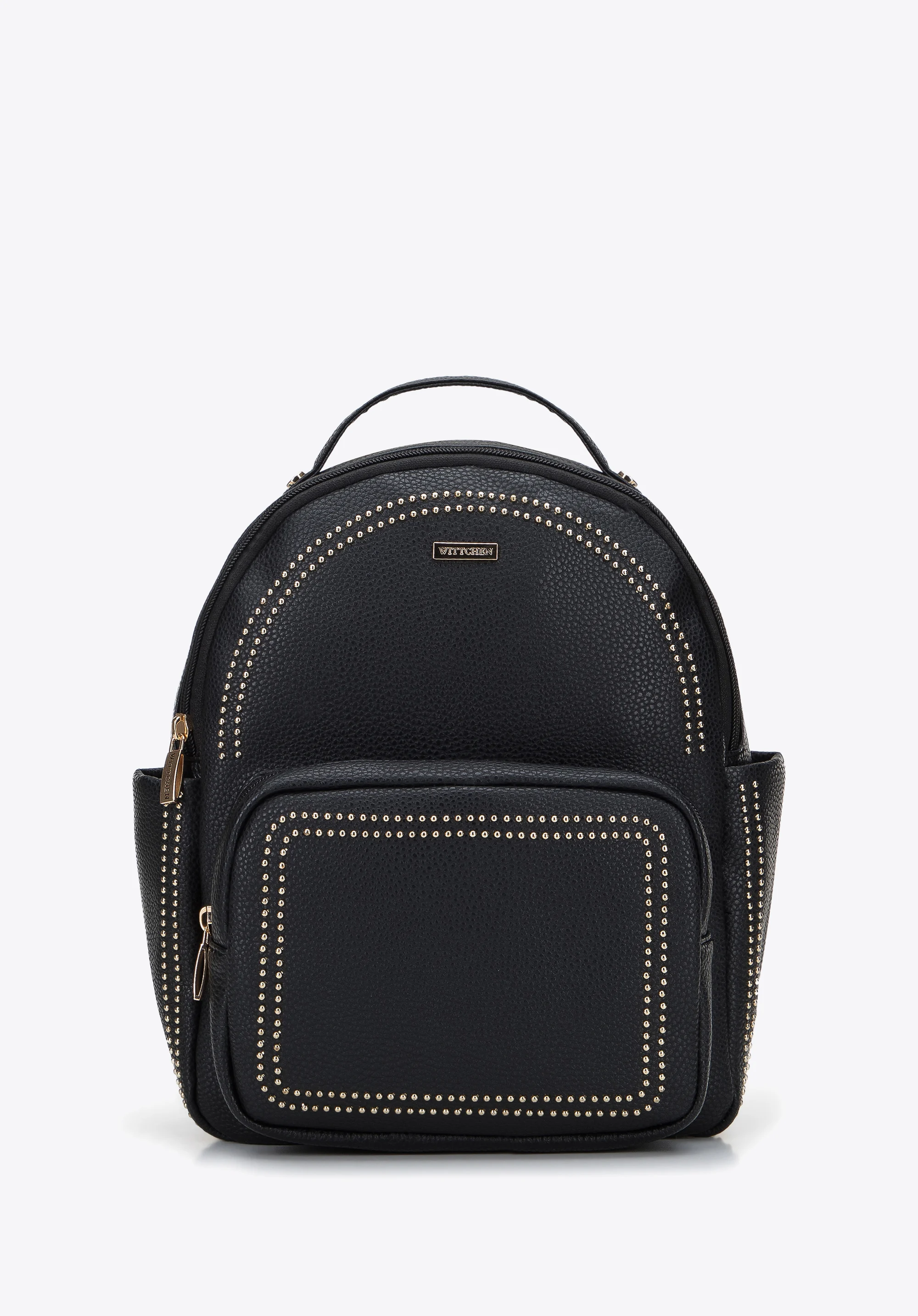 Damski plecak z ozdobnymi nitami