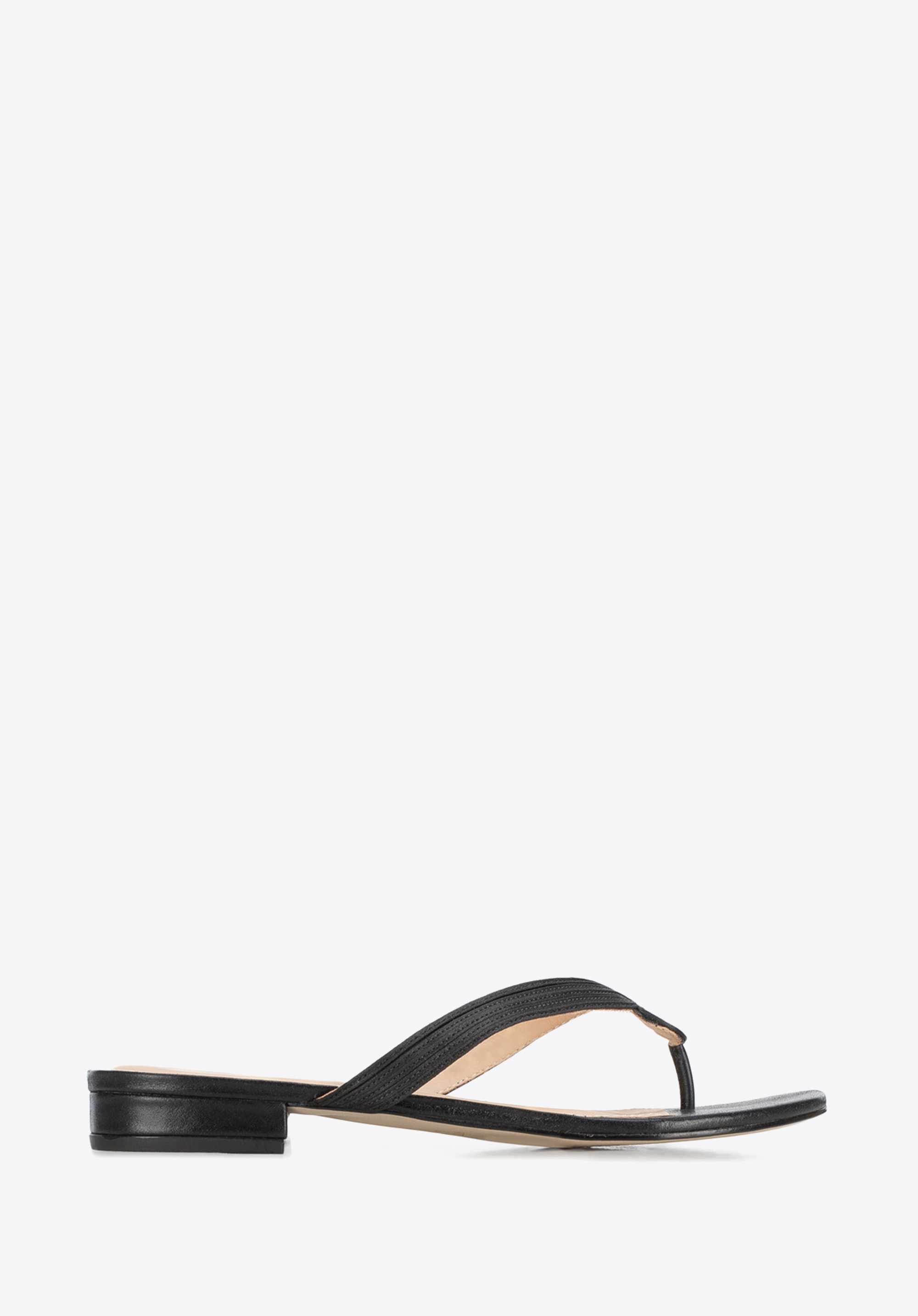 Damskie japonki materiałowe