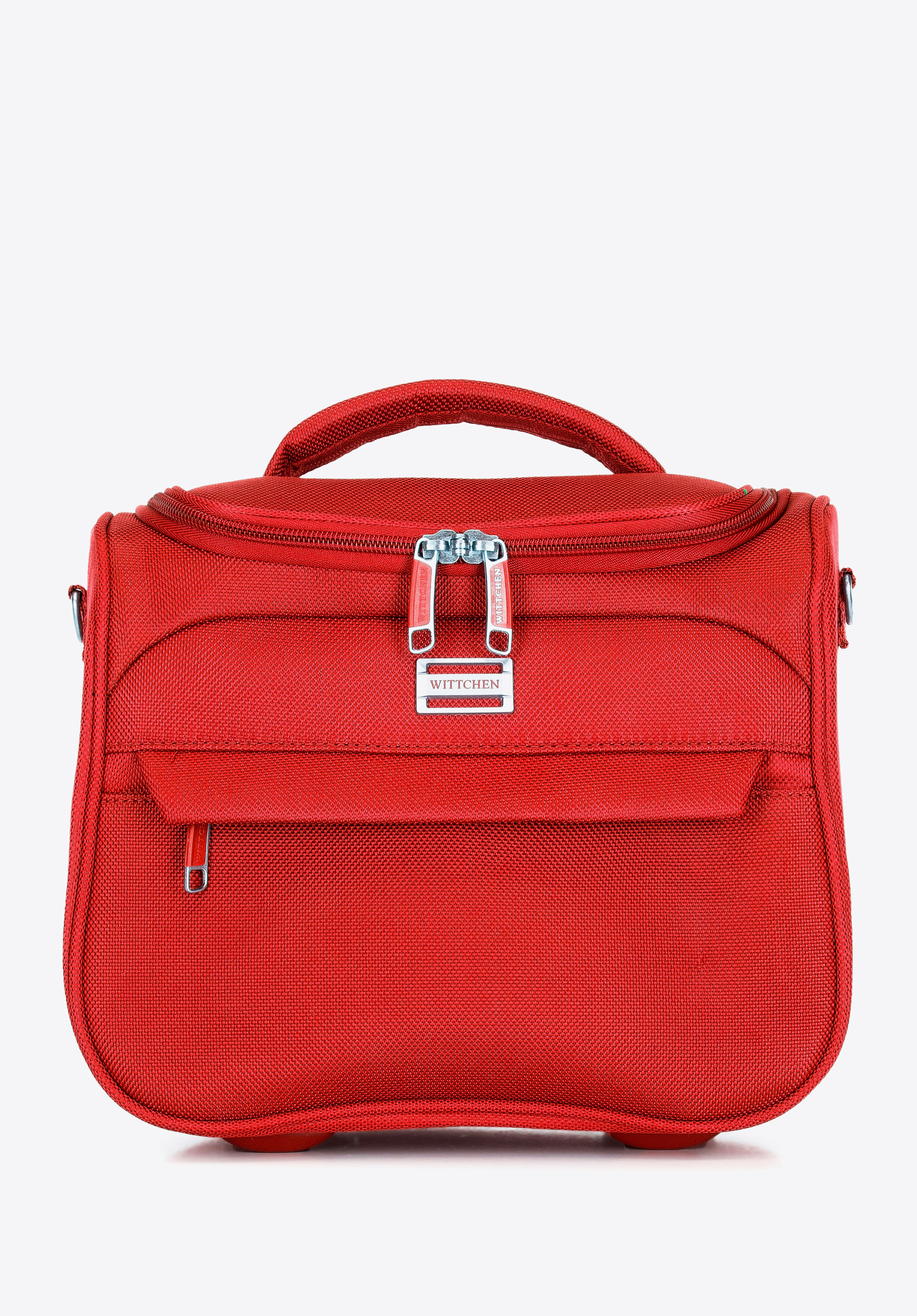 Mała walizka miękka jednokolorowa