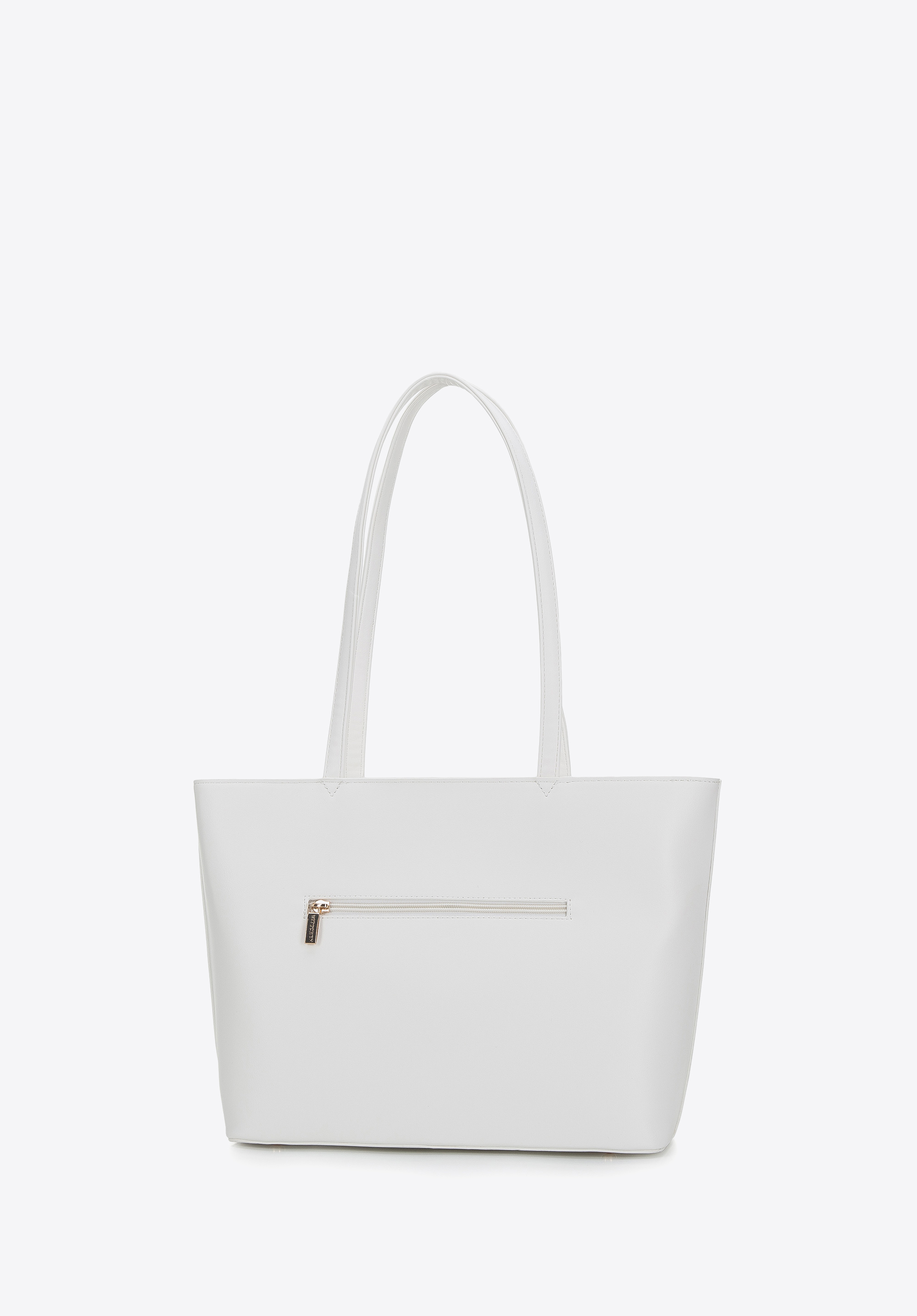 Torebka shopperka z plecionką