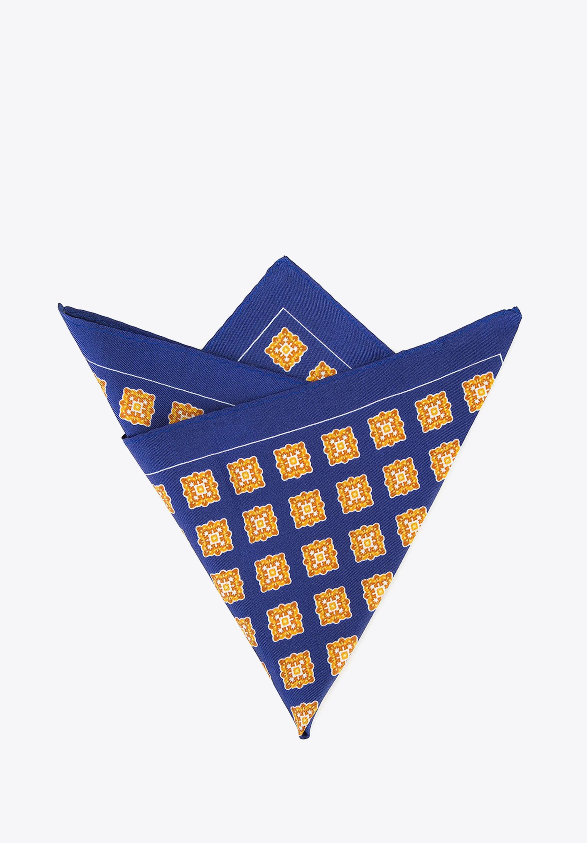 Zestaw trzech poszetek z jedwabiu