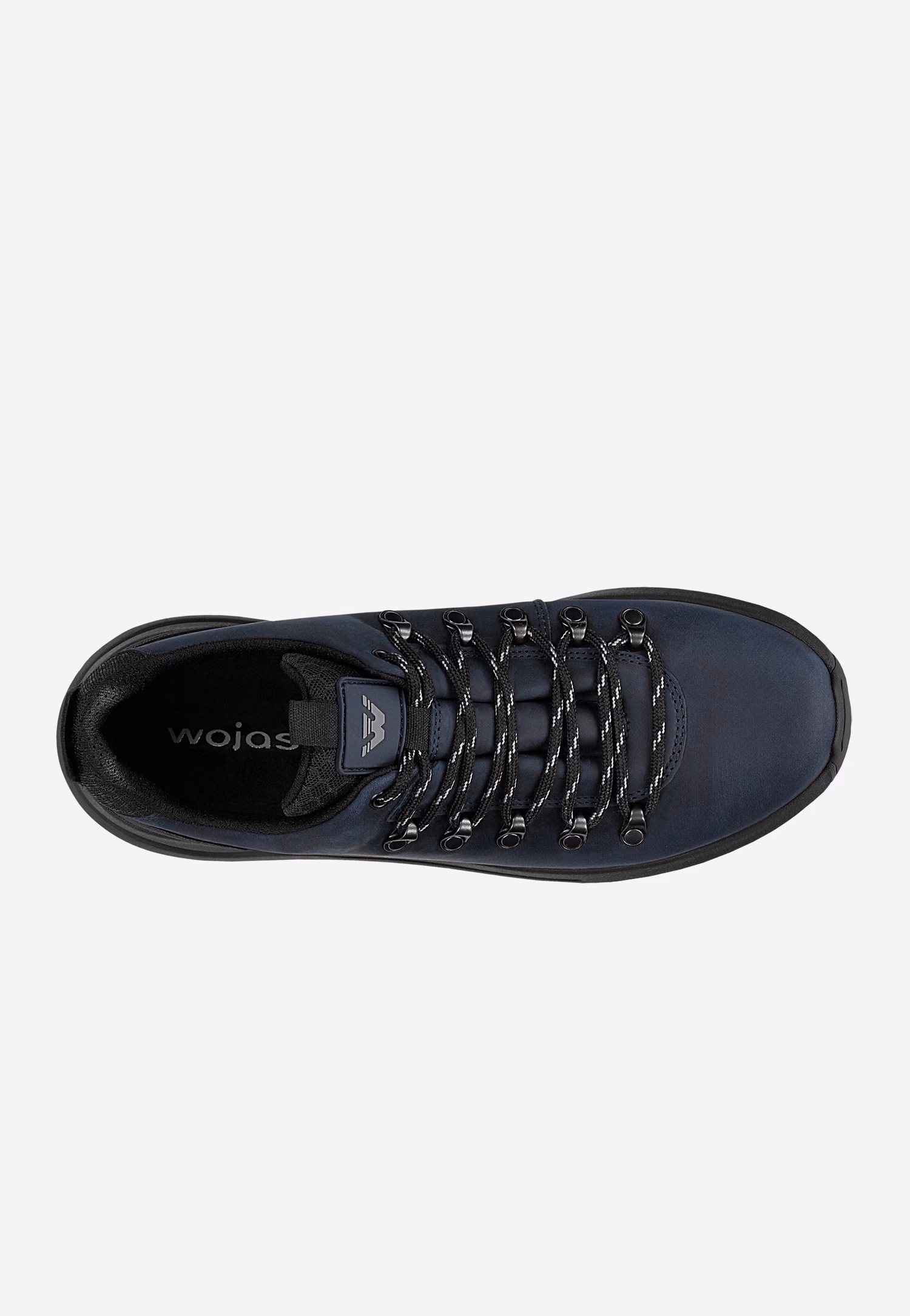 Brązowo-czarne niskie trekkingi męskie ze skóry crazy horse