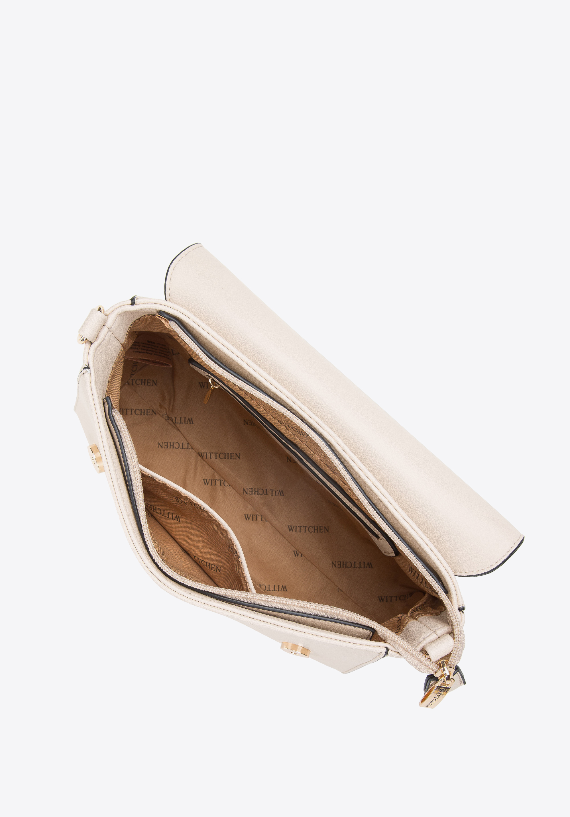 Damska torebka z kółkiem na klapie