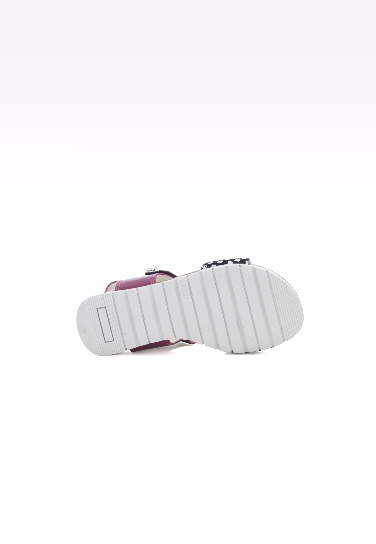 Sandały BARTEK W-56183/6JK, dla dziewcząt, czarno-szaro-fioletowy