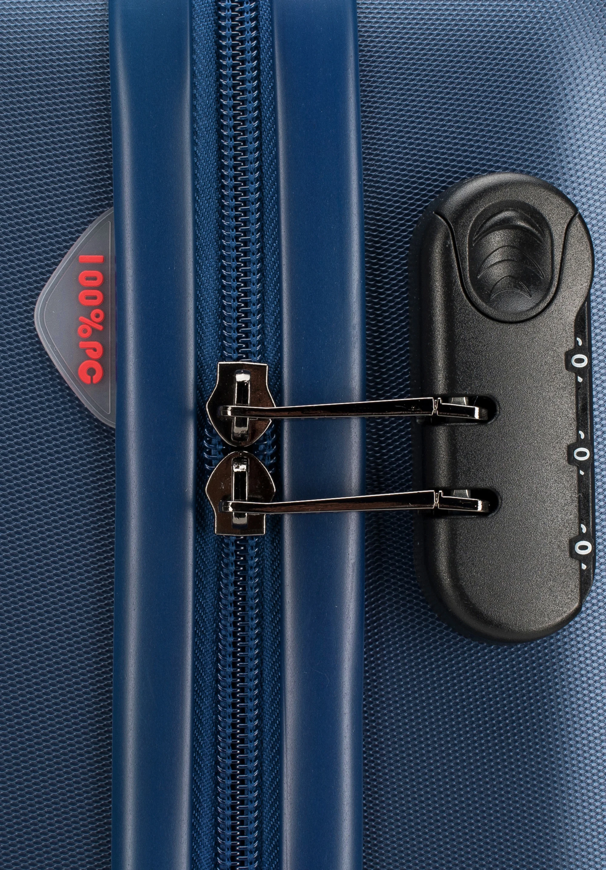 Walizka kabinowa z polikarbonu fakturowana