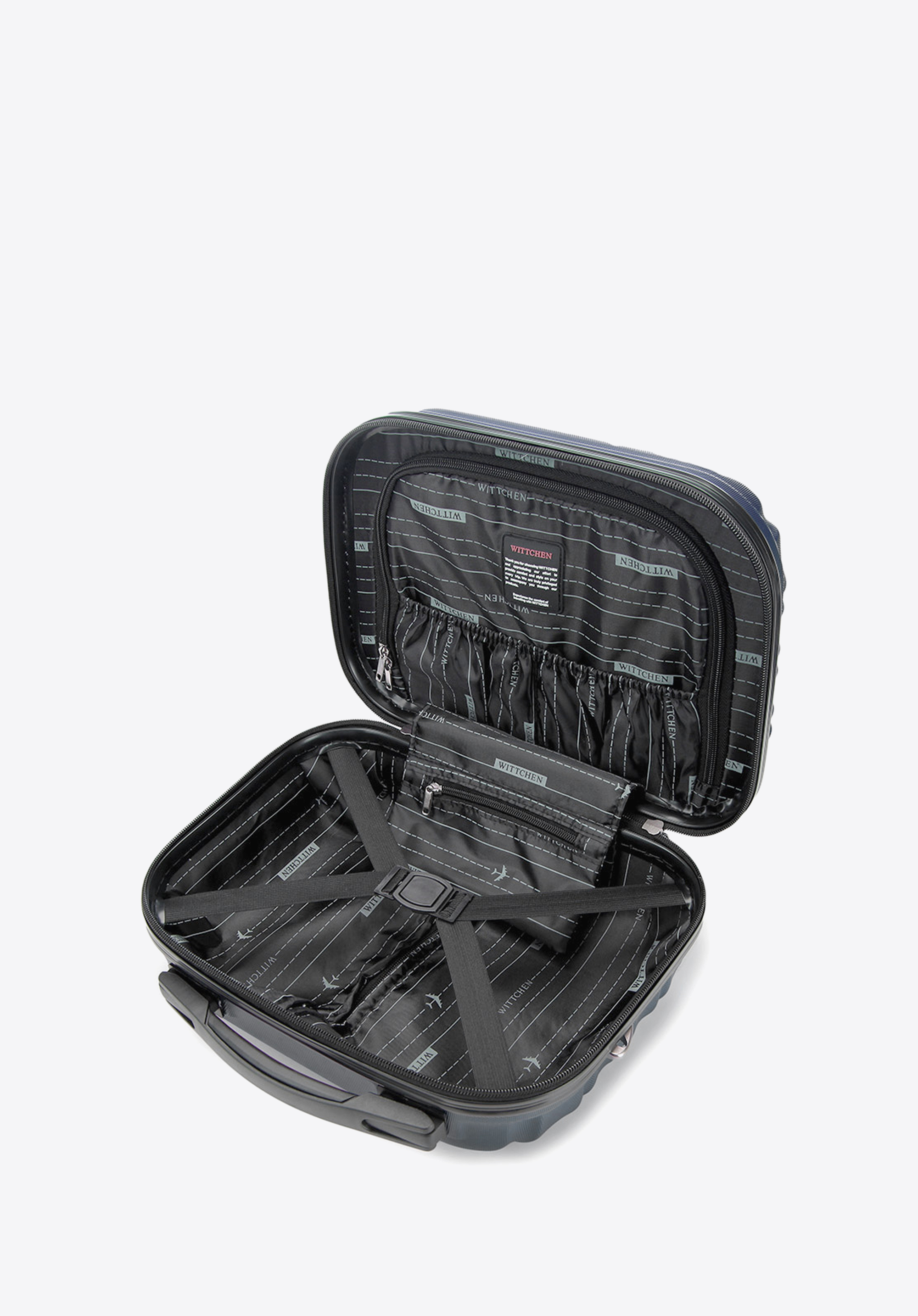 Kosmetyczka podróżna z ABS-u z żebrowaniem