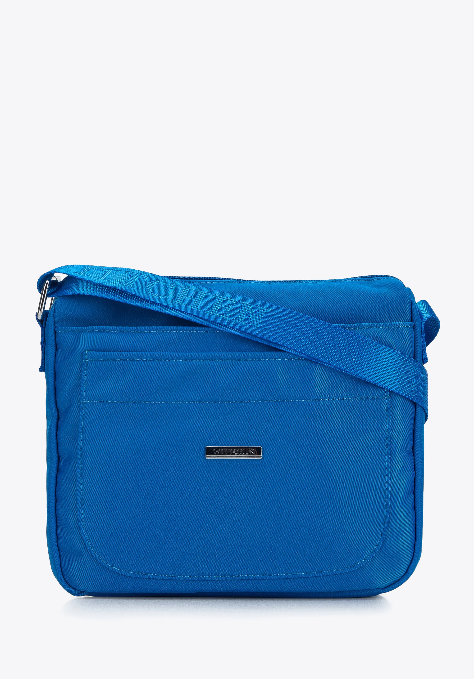 Damska listonoszka z nylonu z krytą kieszenią