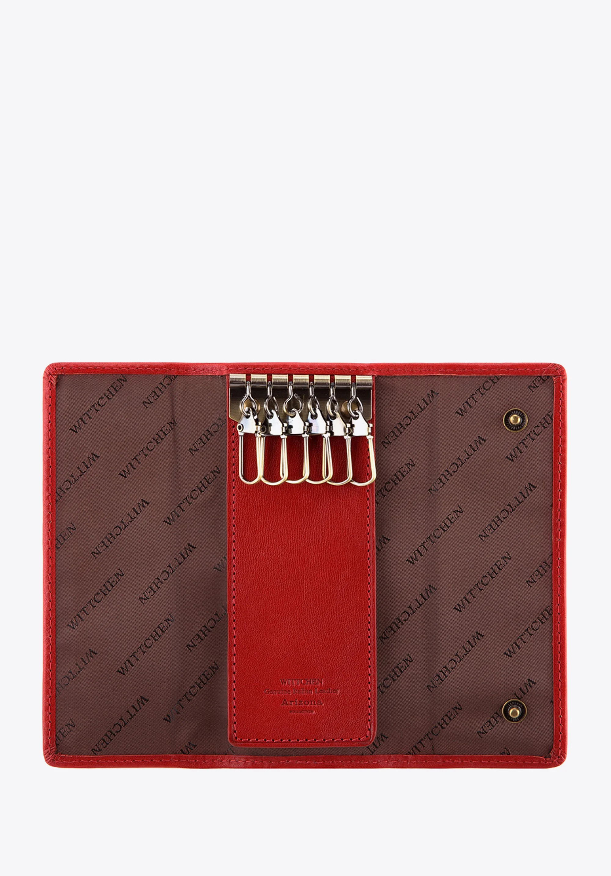 Etui na klucze ze skóry z herbem