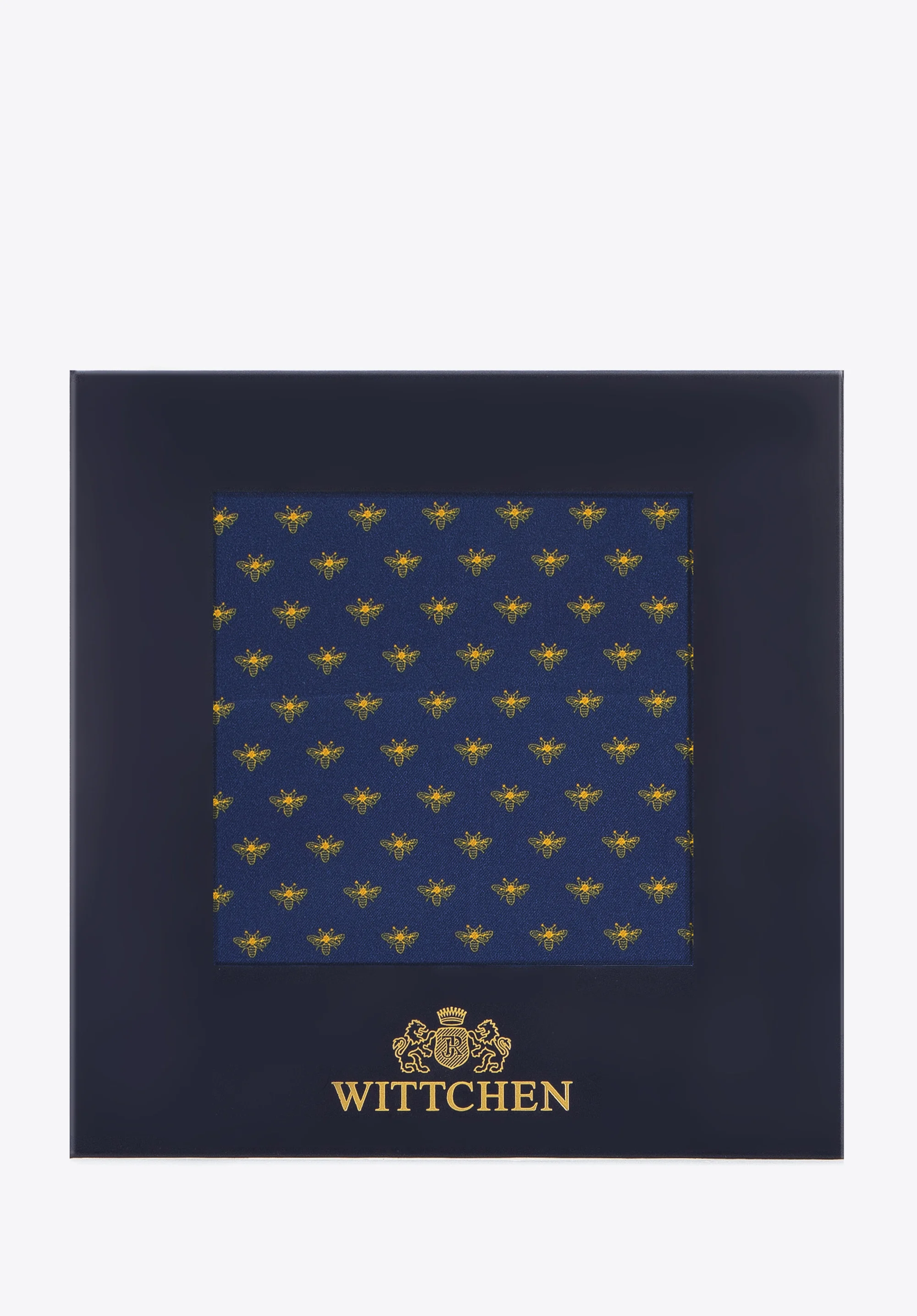 Poszetka jedwabna we wzory