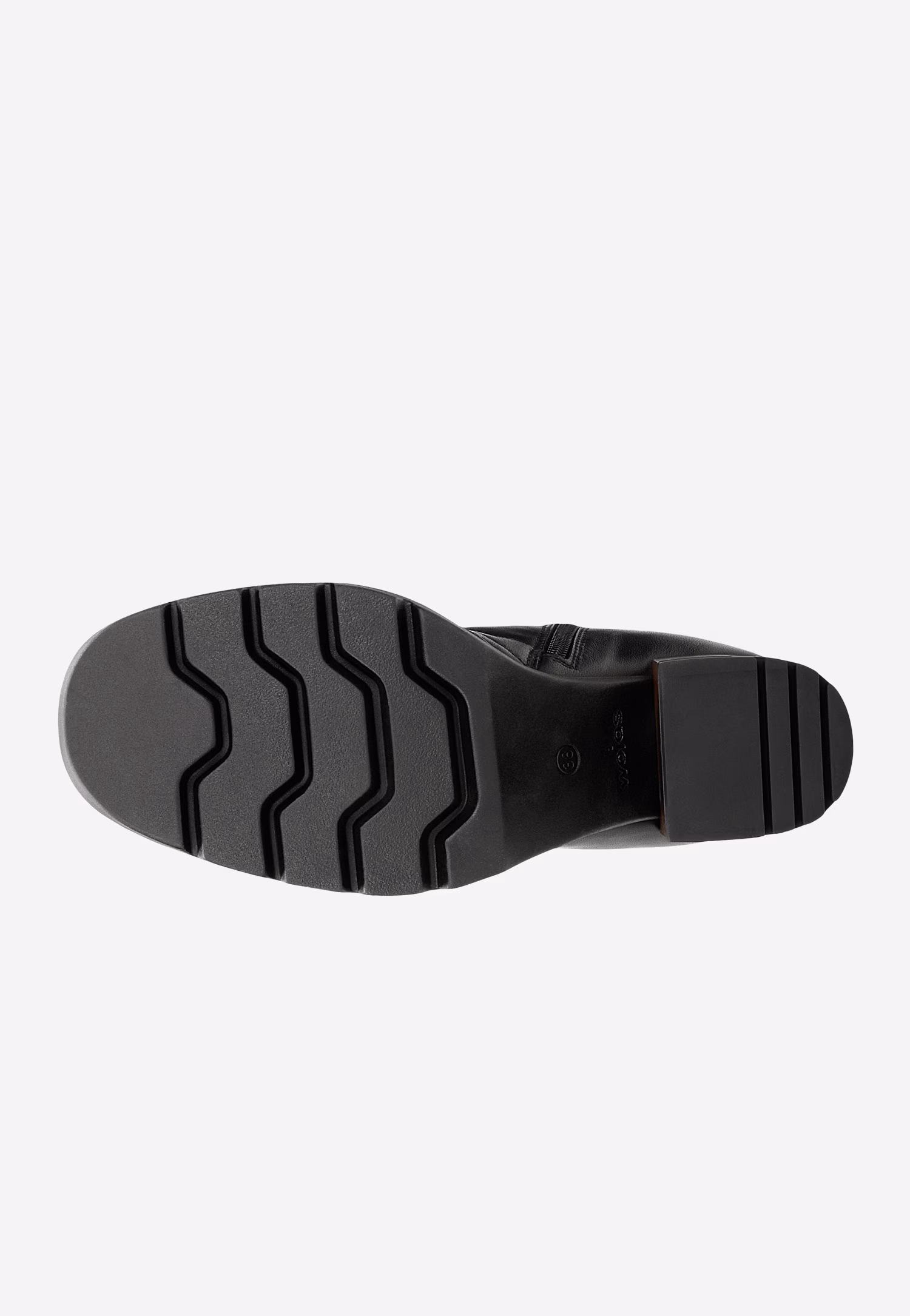 Czarne kozaki damskie na słupku