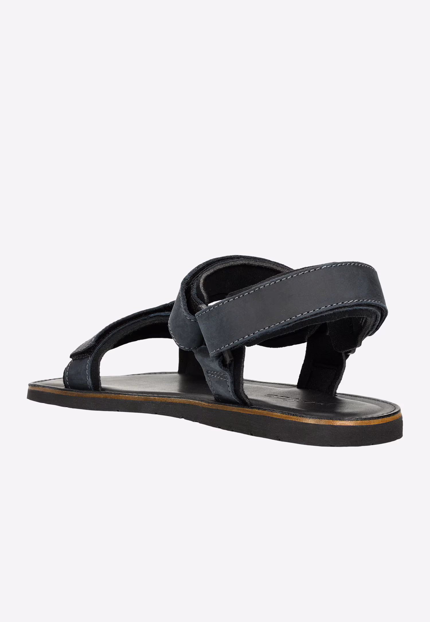 Granatowe sandały męskie z regulowanymi paskami