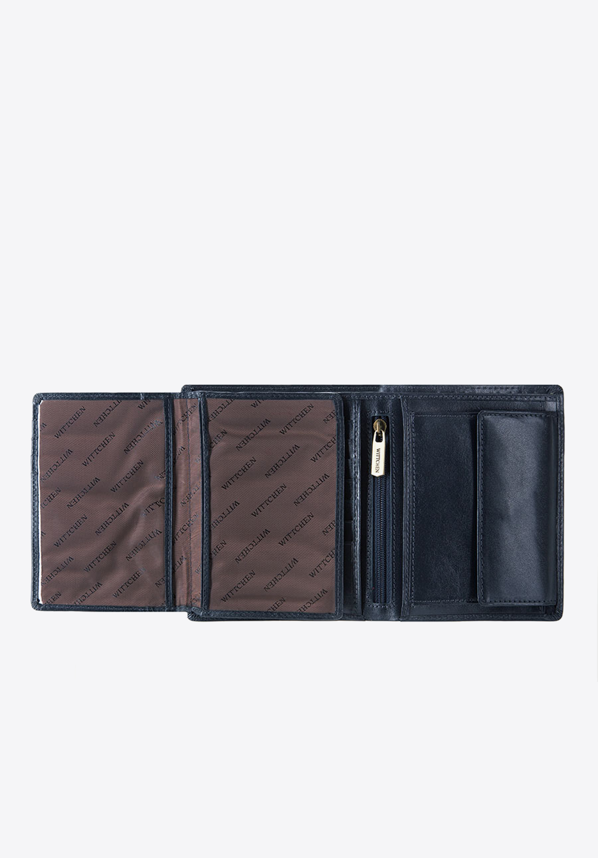 Męski portfel skórzany rozkładany duży