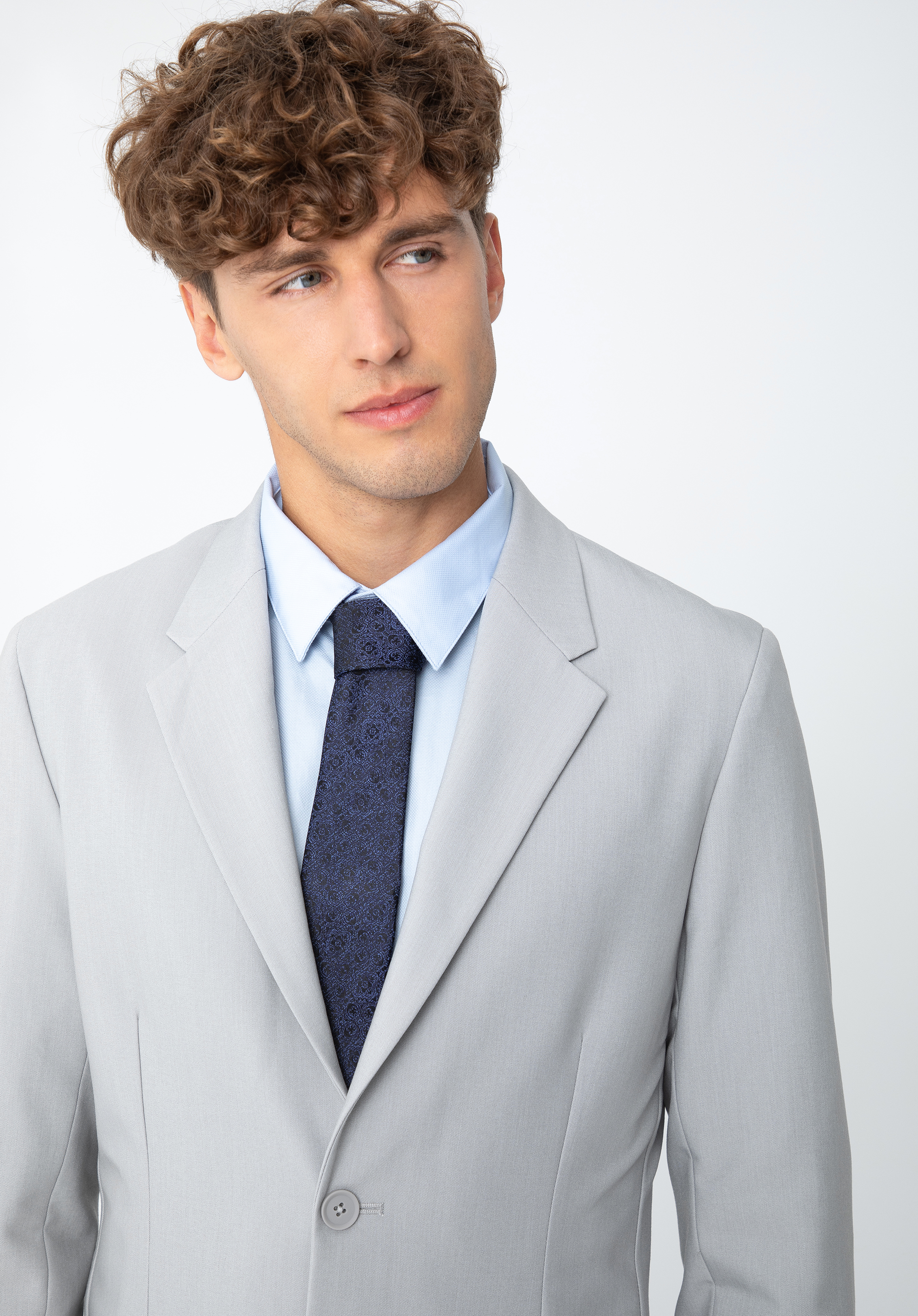 Krawat jedwabny wzorzysty