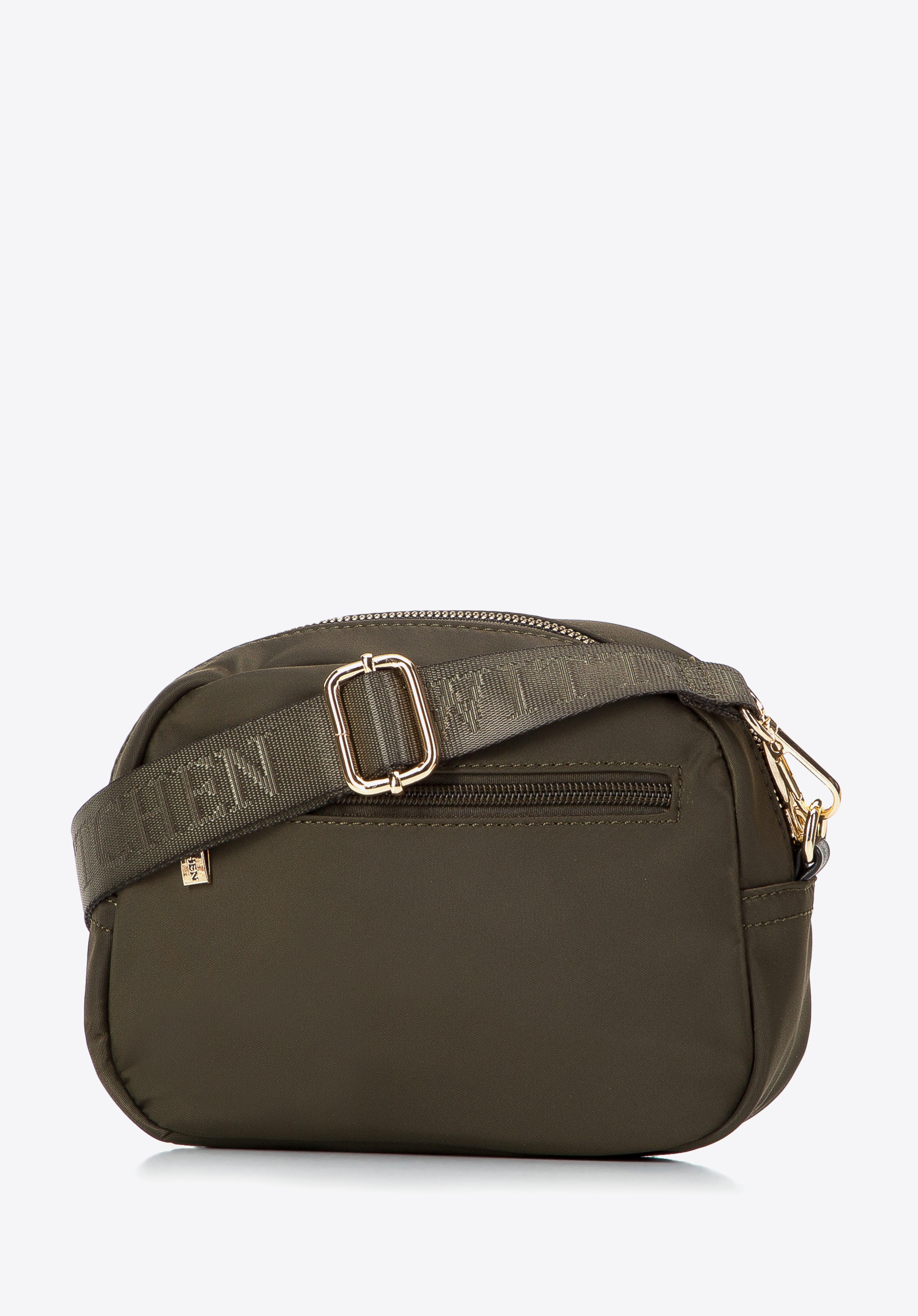 Damska listonoszka z nylonu z kieszenią z przodu