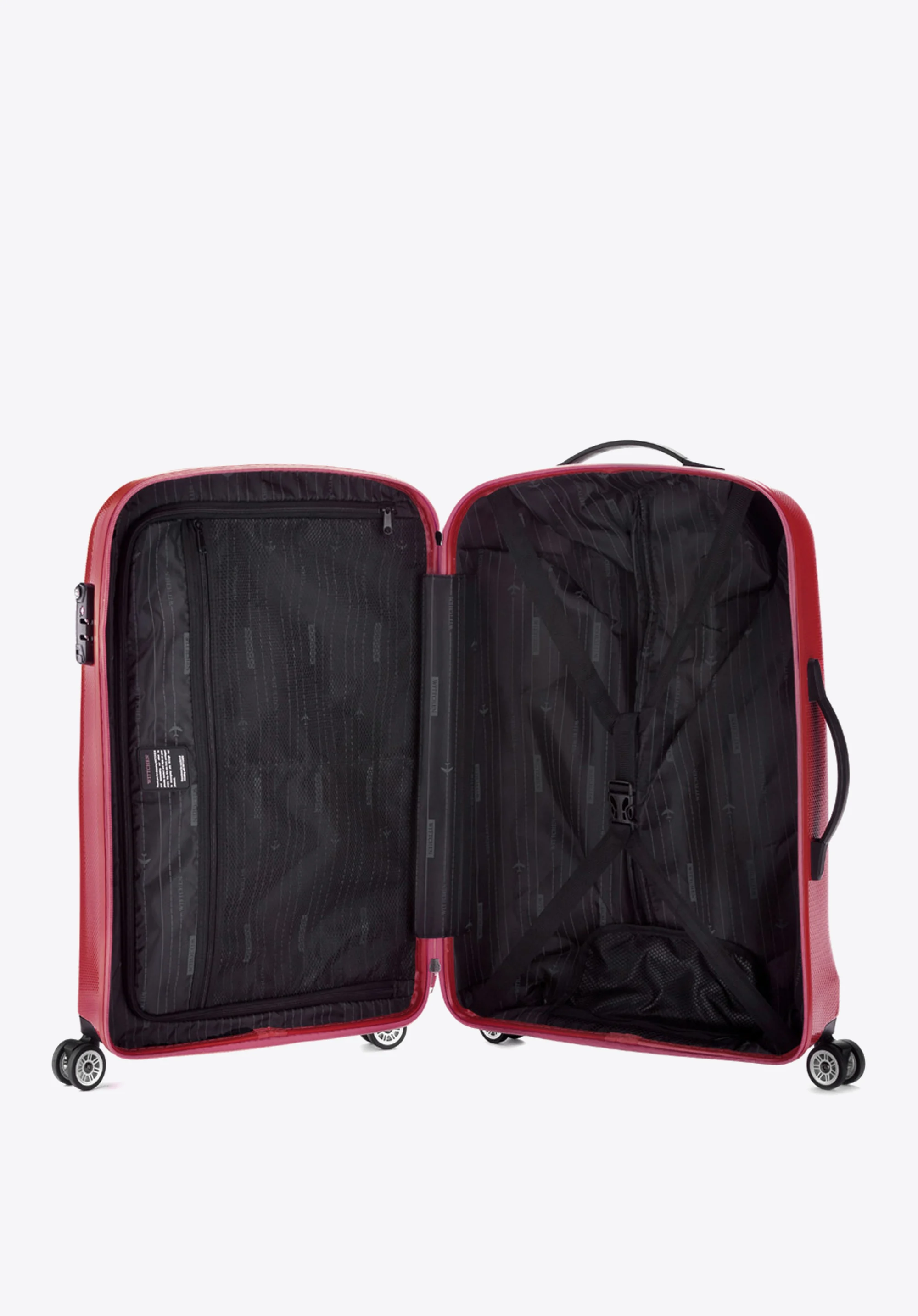 Walizka kabinowa z polikarbonu jednokolorowa