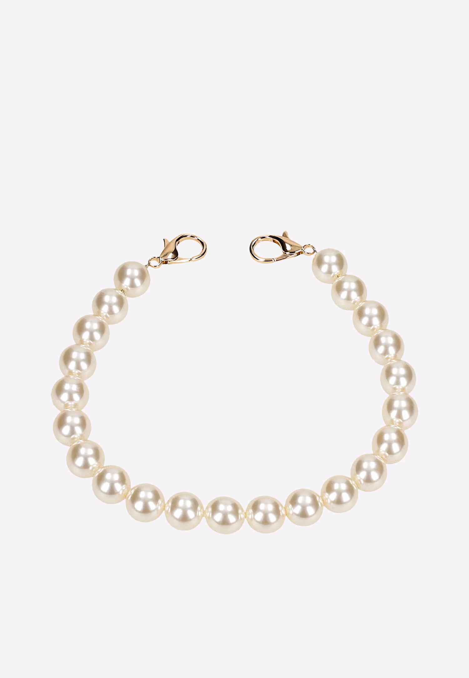 Doczepiana ozdoba ze złotymi uchwytami i perełkami