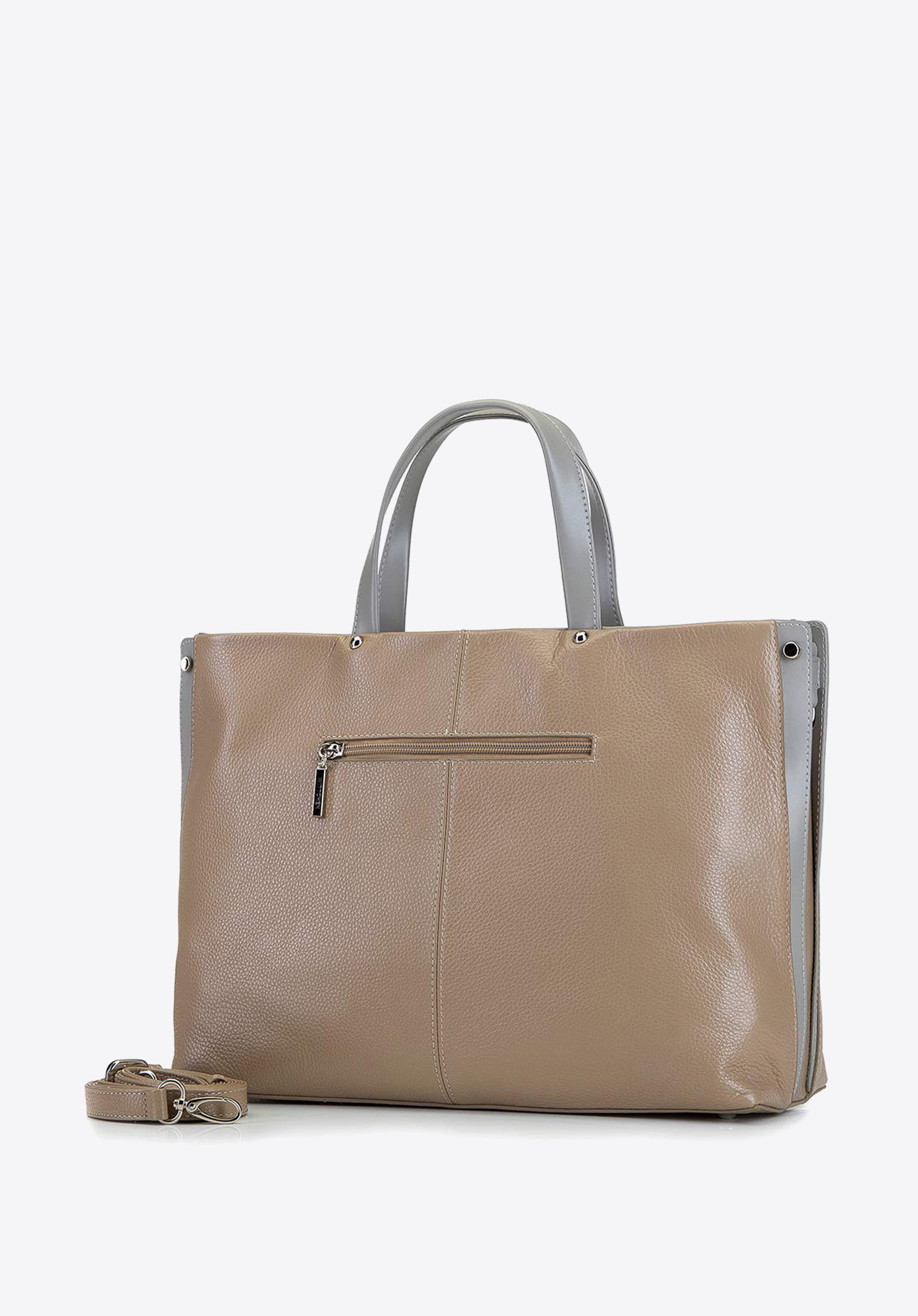 Torba skórzana z kieszenią na laptopa 11”/12”