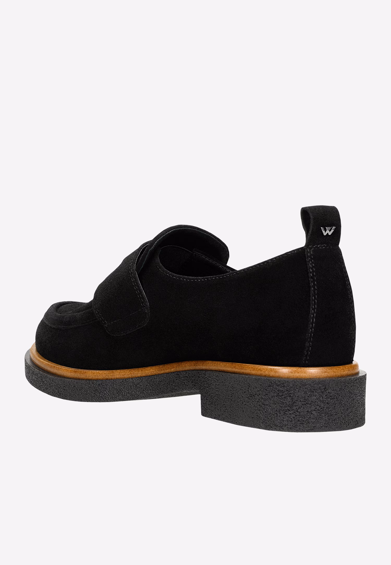 Czarne mokasyny damskie penny loafers w stylu casual