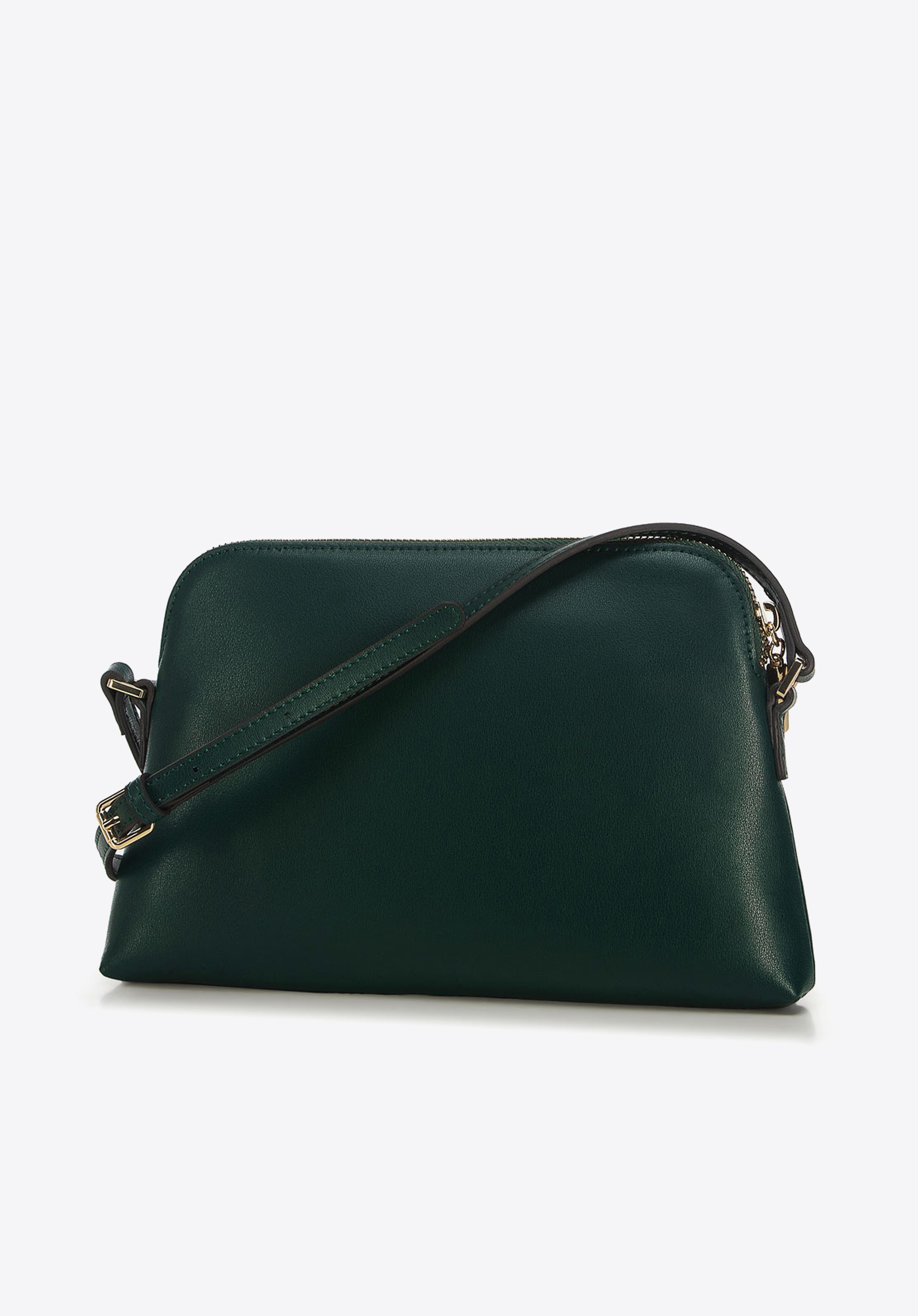 Damska listonoszka skórzana trapezowa