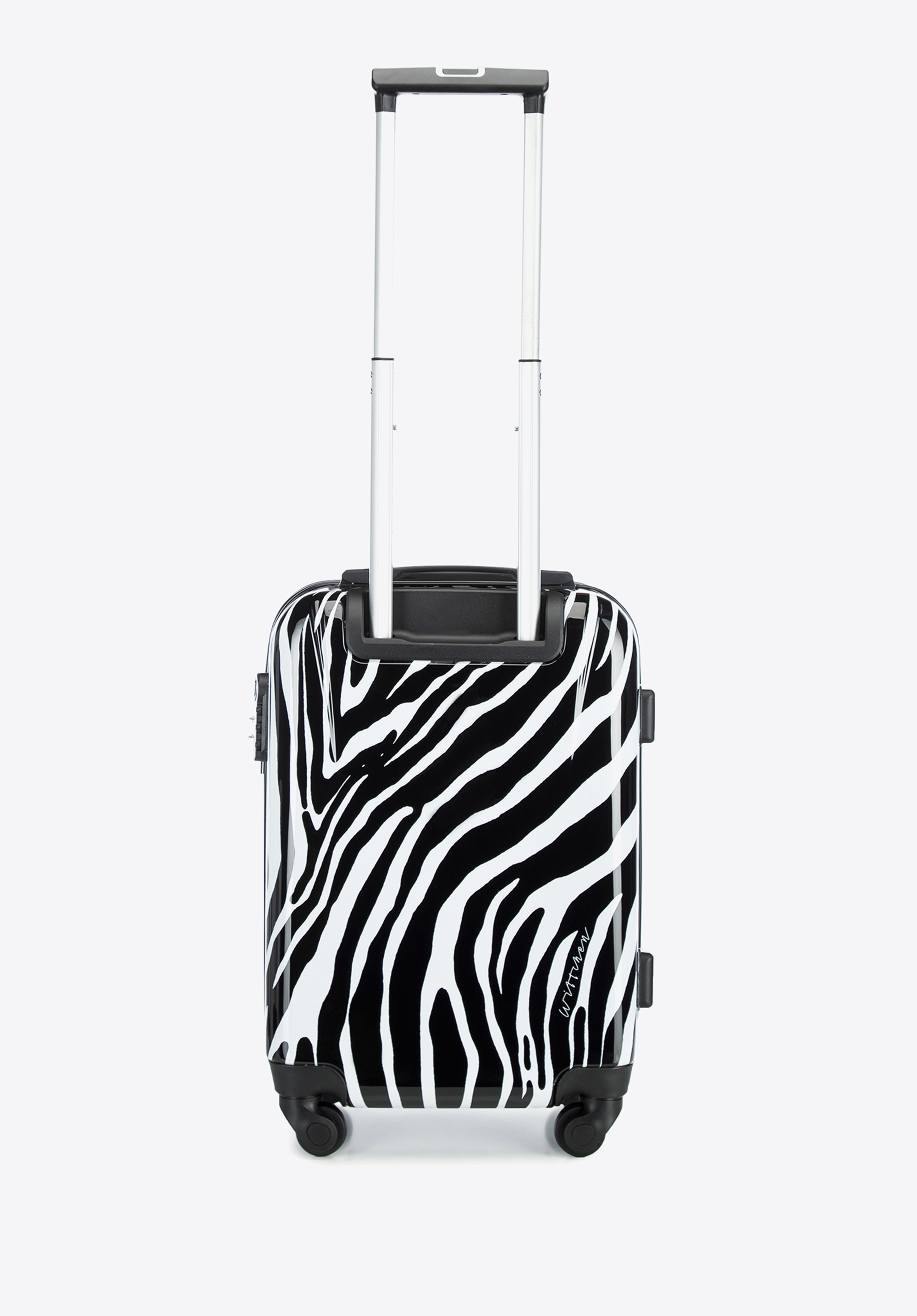 Walizka kabinowa z ABS-u z nadrukiem