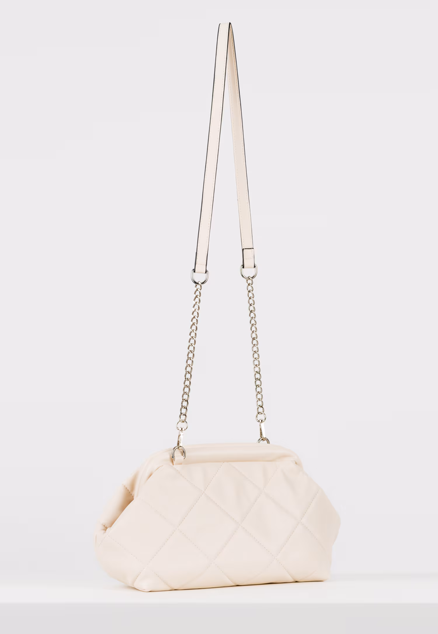 WJS mała torebka damska w kolorze jasnego beżu