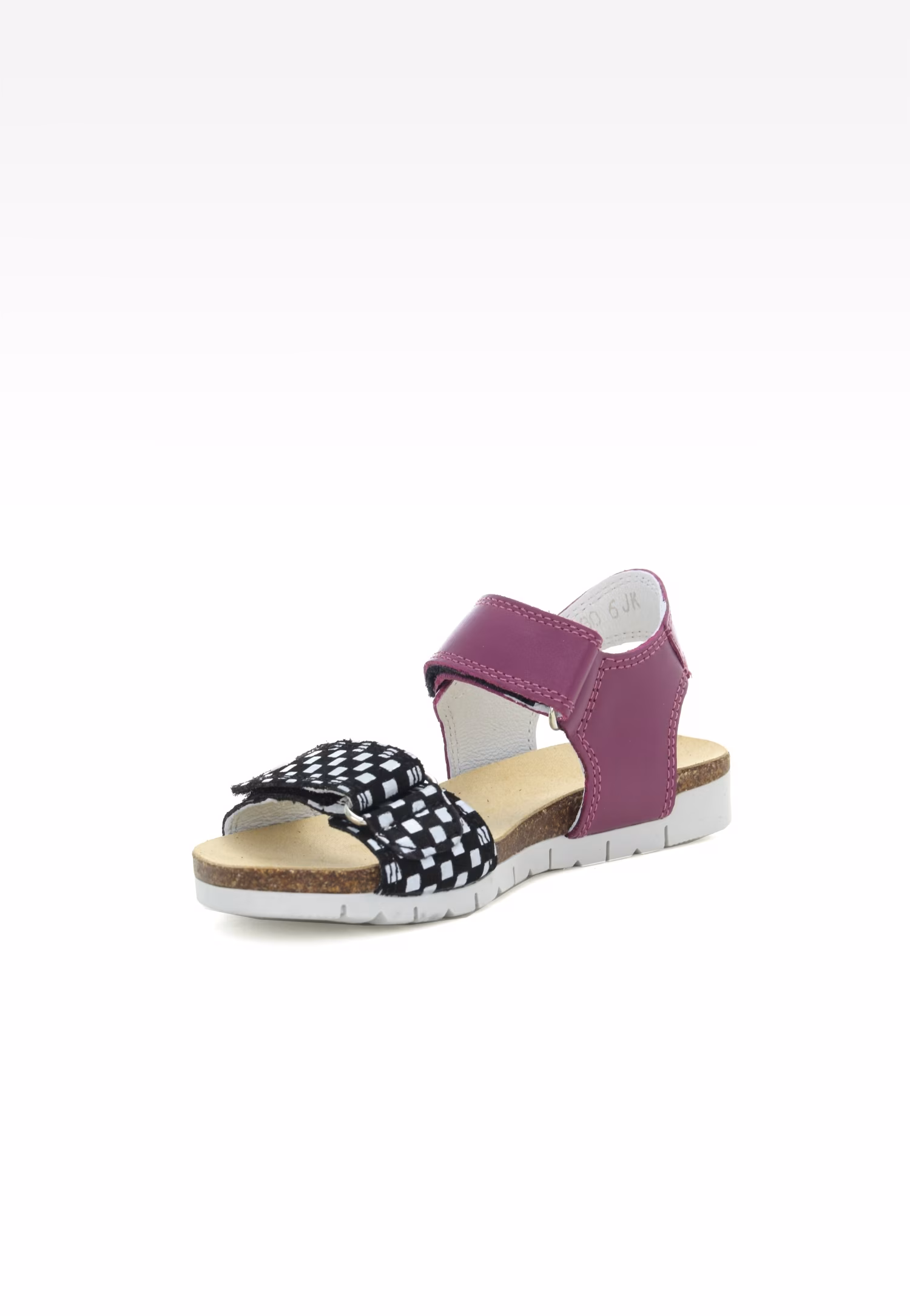 Sandały BARTEK W-56183/6JK, dla dziewcząt, czarno-szaro-fioletowy