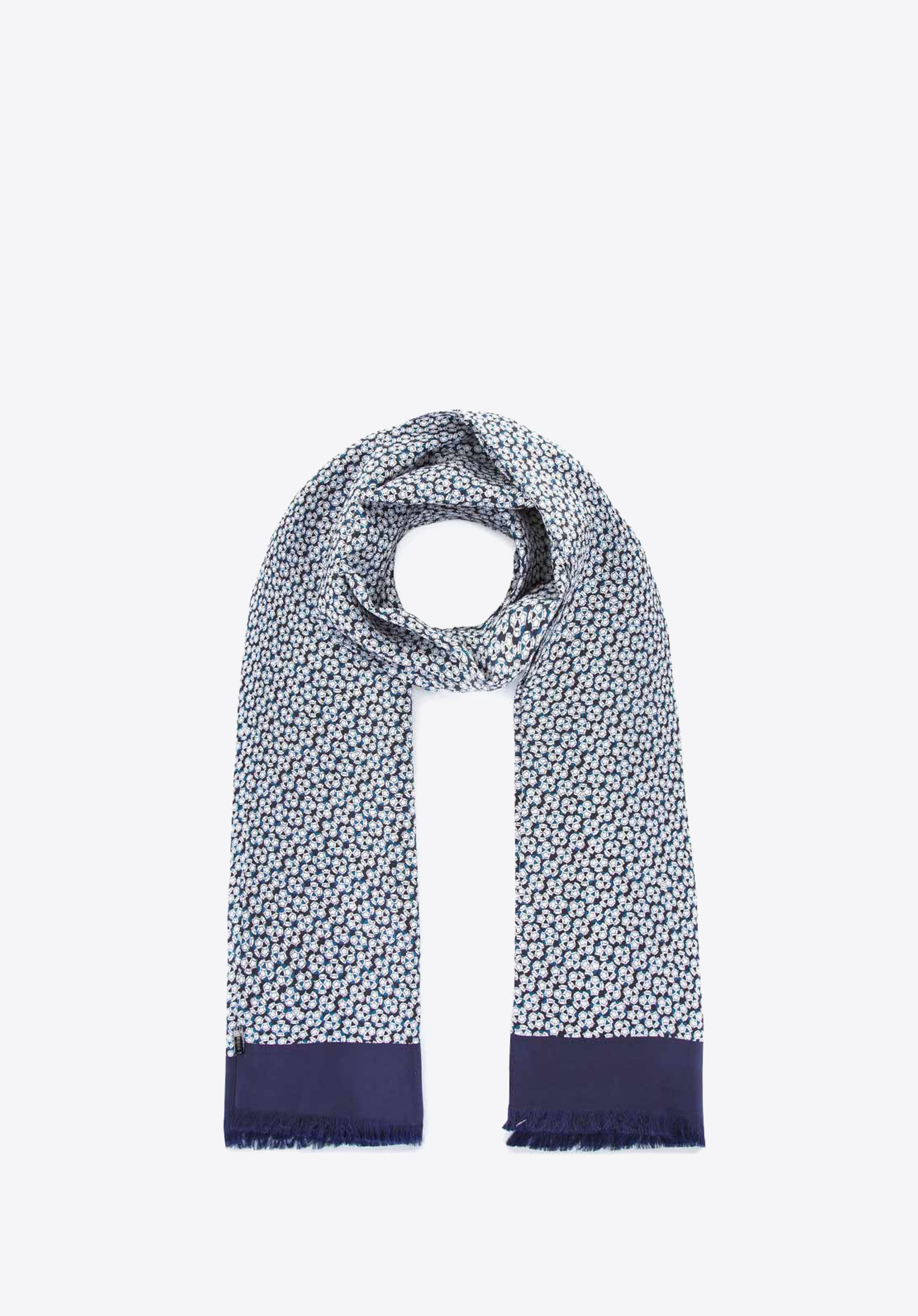 Męski szal z jedwabiu