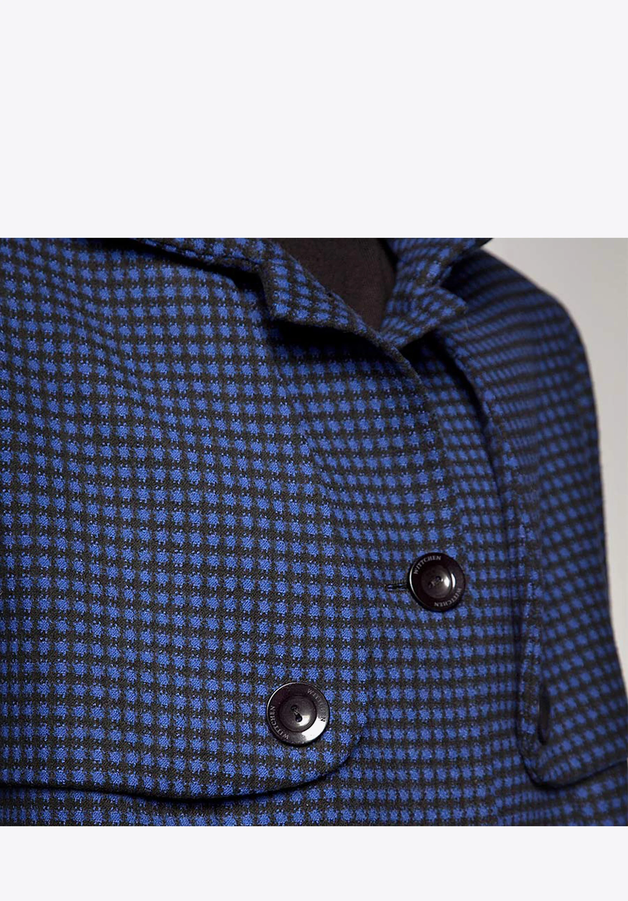 Damska kurtka w kratę