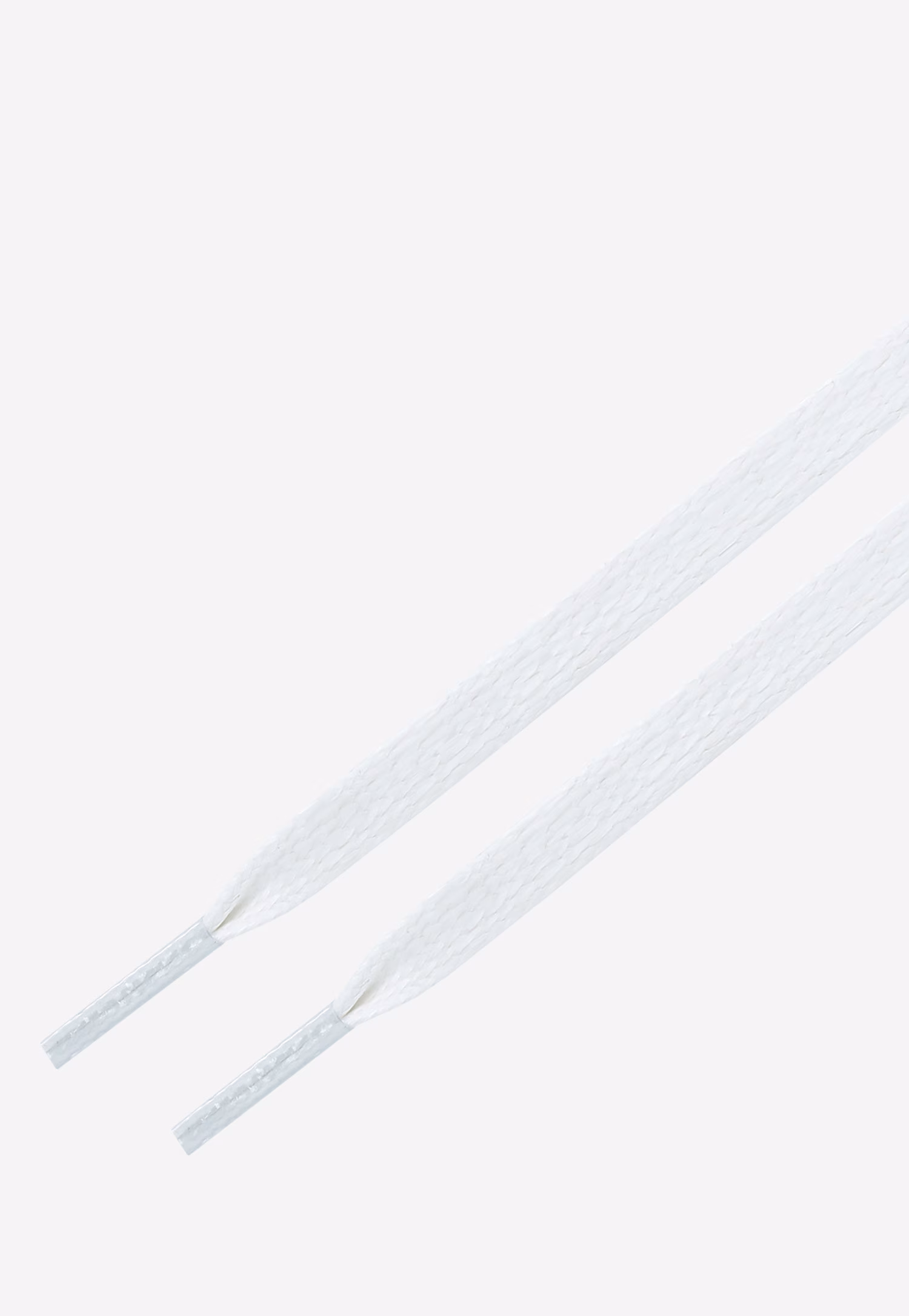 Białe sznurowadła płaskie 100 cm