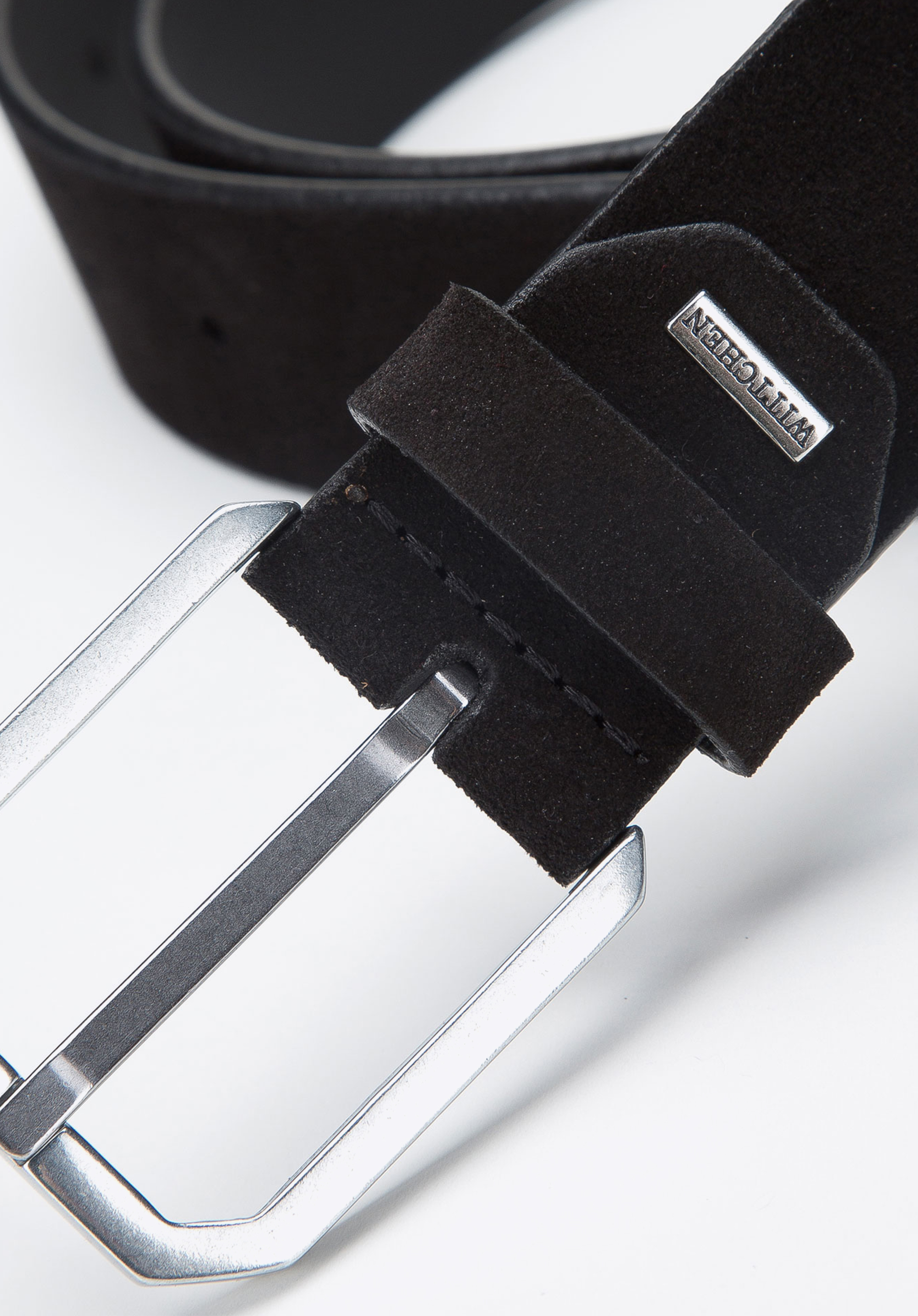 Męski pasek z nubuku klasyczny