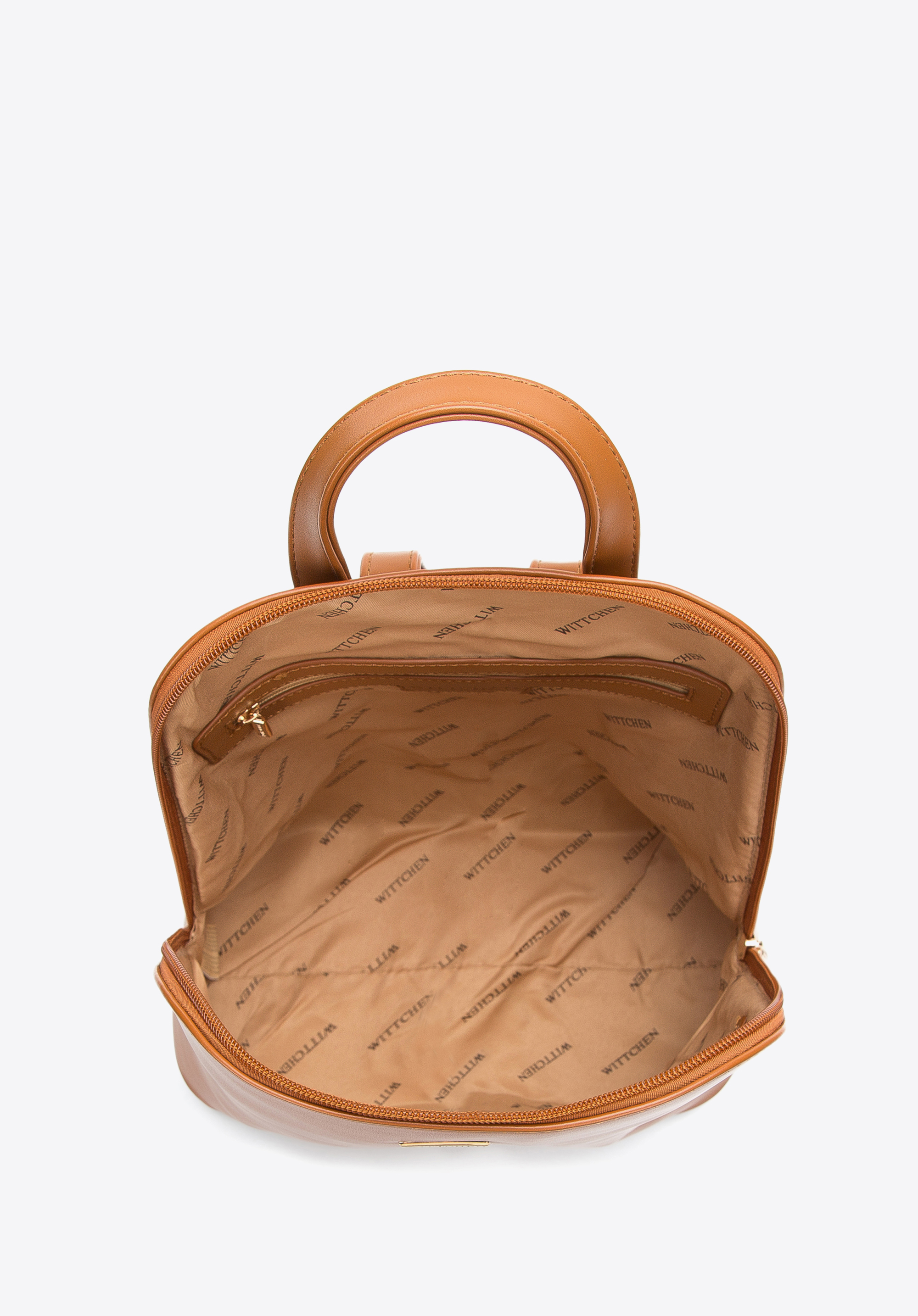 Damski plecak z ekoskóry trapezowy