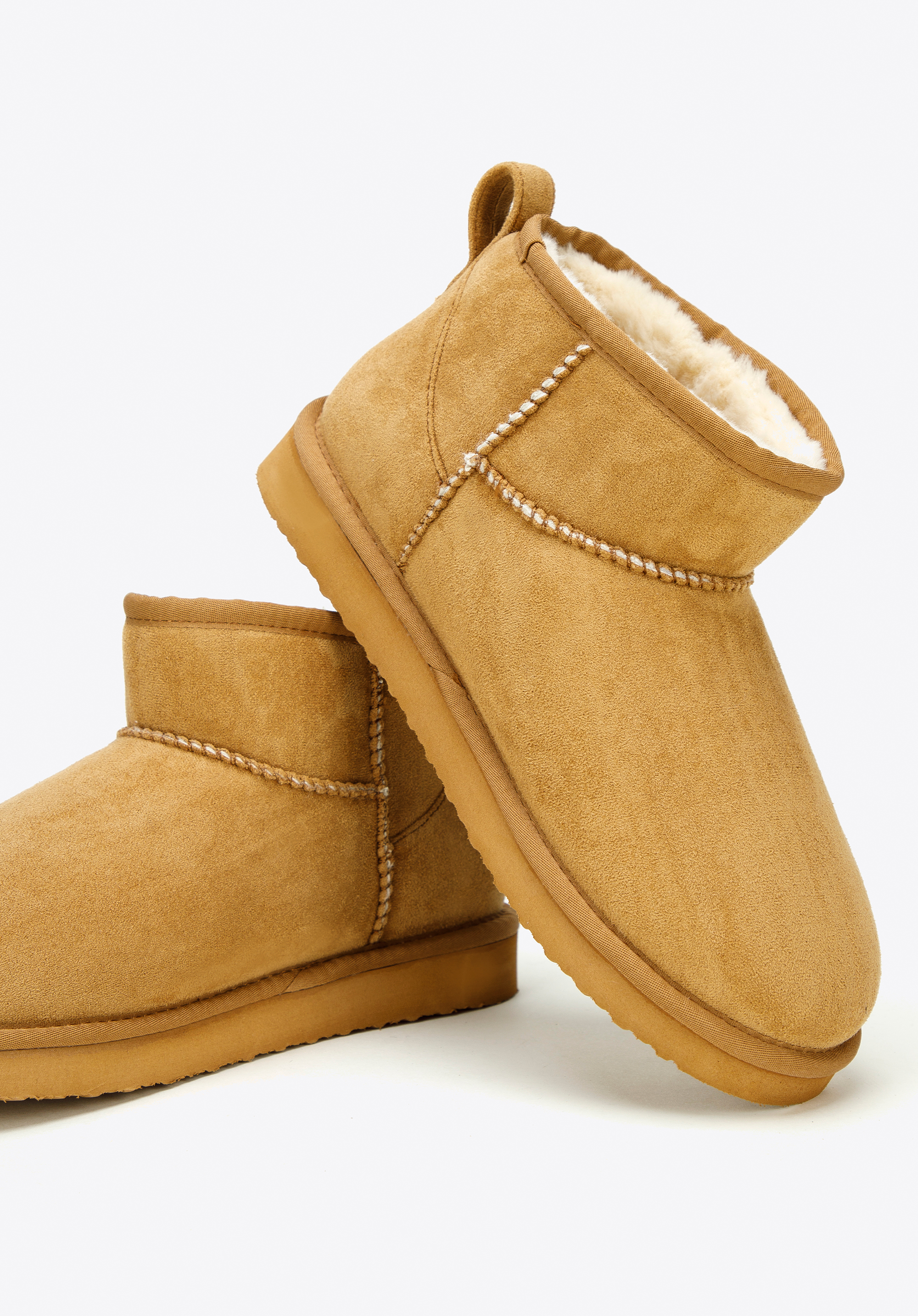 Damskie botki z ekoskóry krótkie