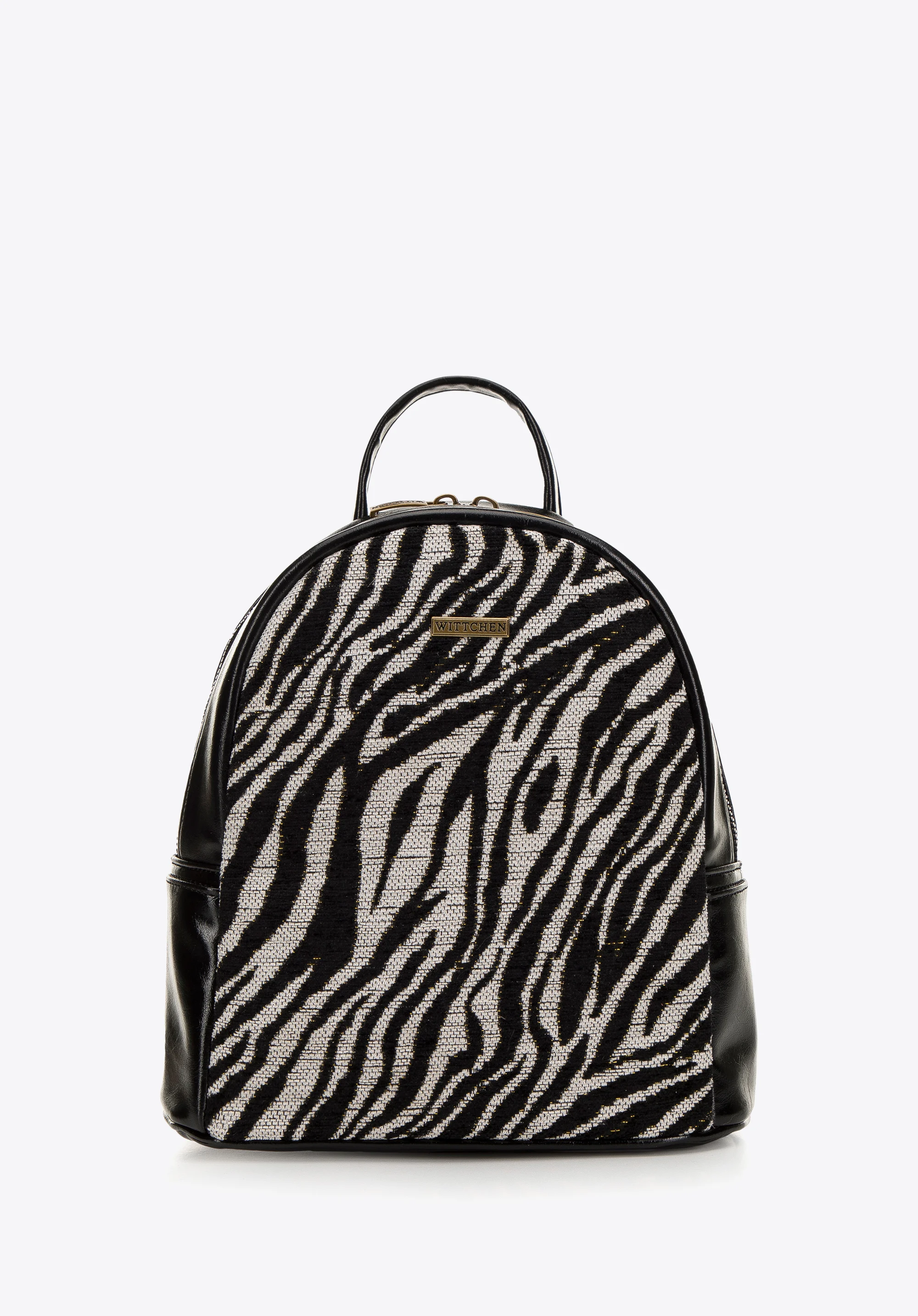 Damski plecak ze wstawką w zwierzęcy wzór