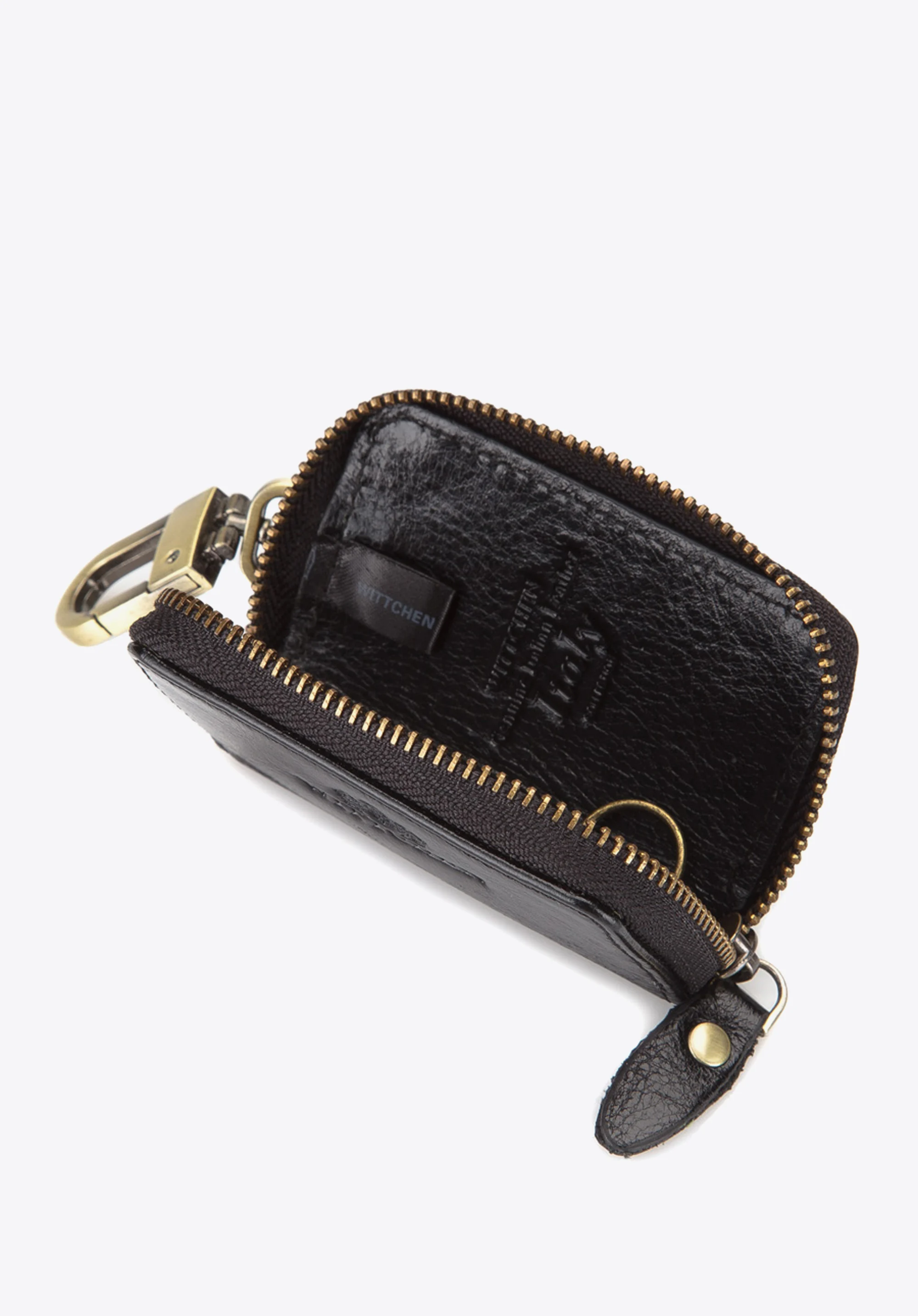 Etui na klucze skórzane na breloku