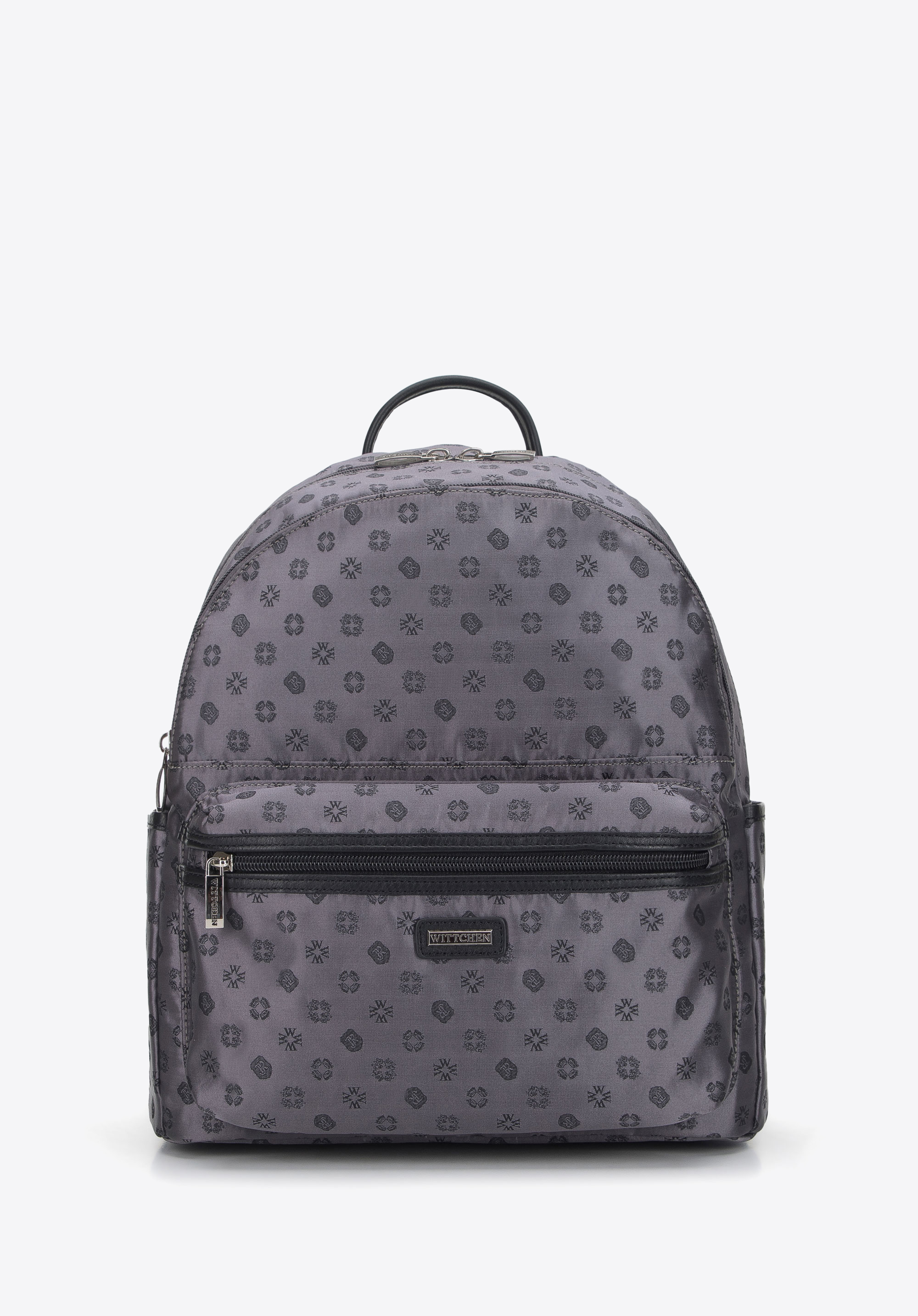 Damski plecak z żakardu dwukomorowy