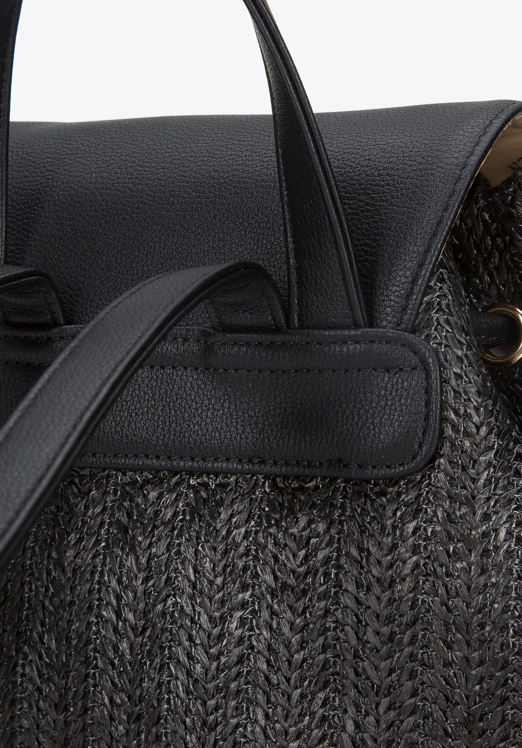 Damski plecak worek z plecionki