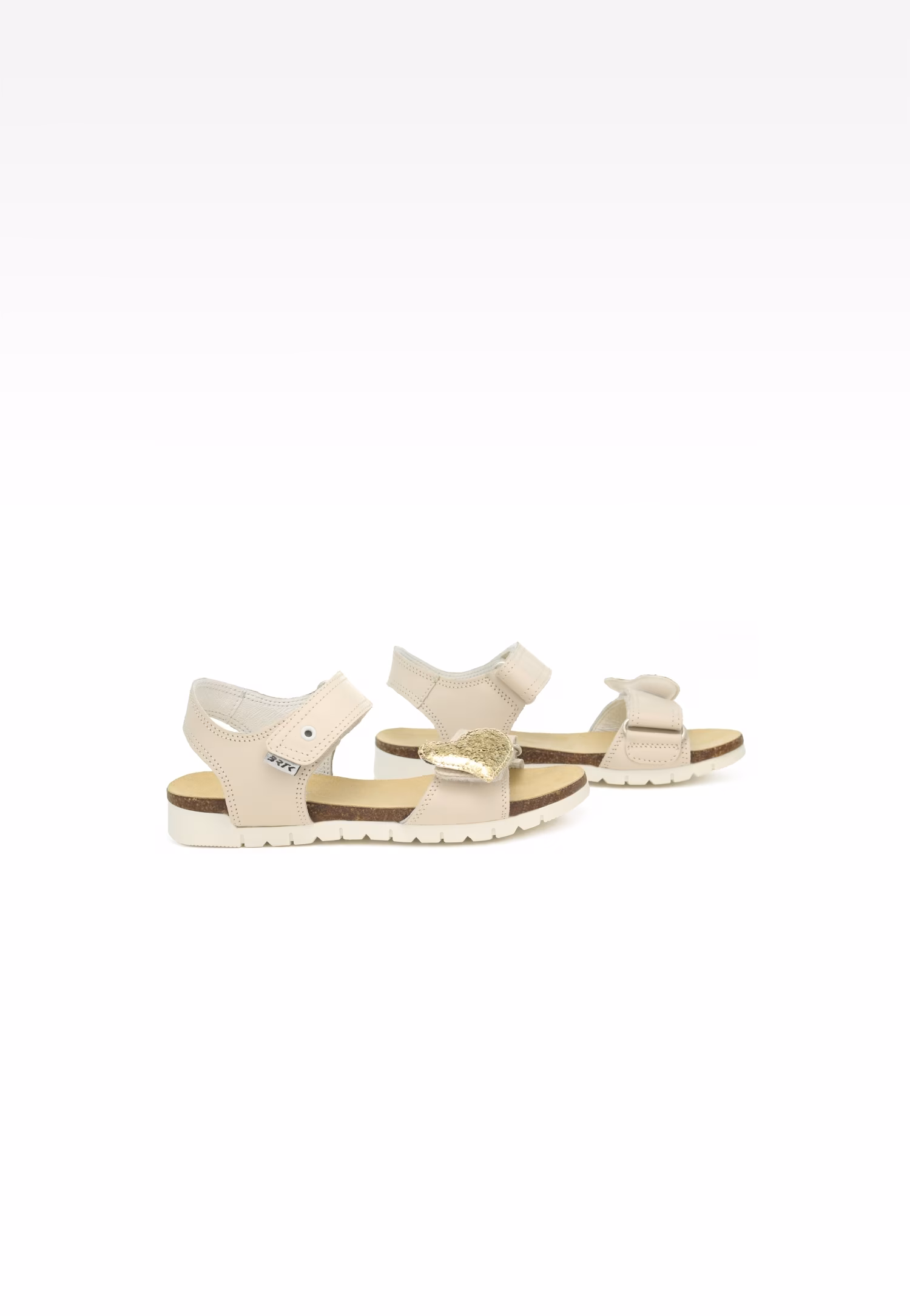 Sandały BARTEK 19183021, dla dziewcząt, beżowy