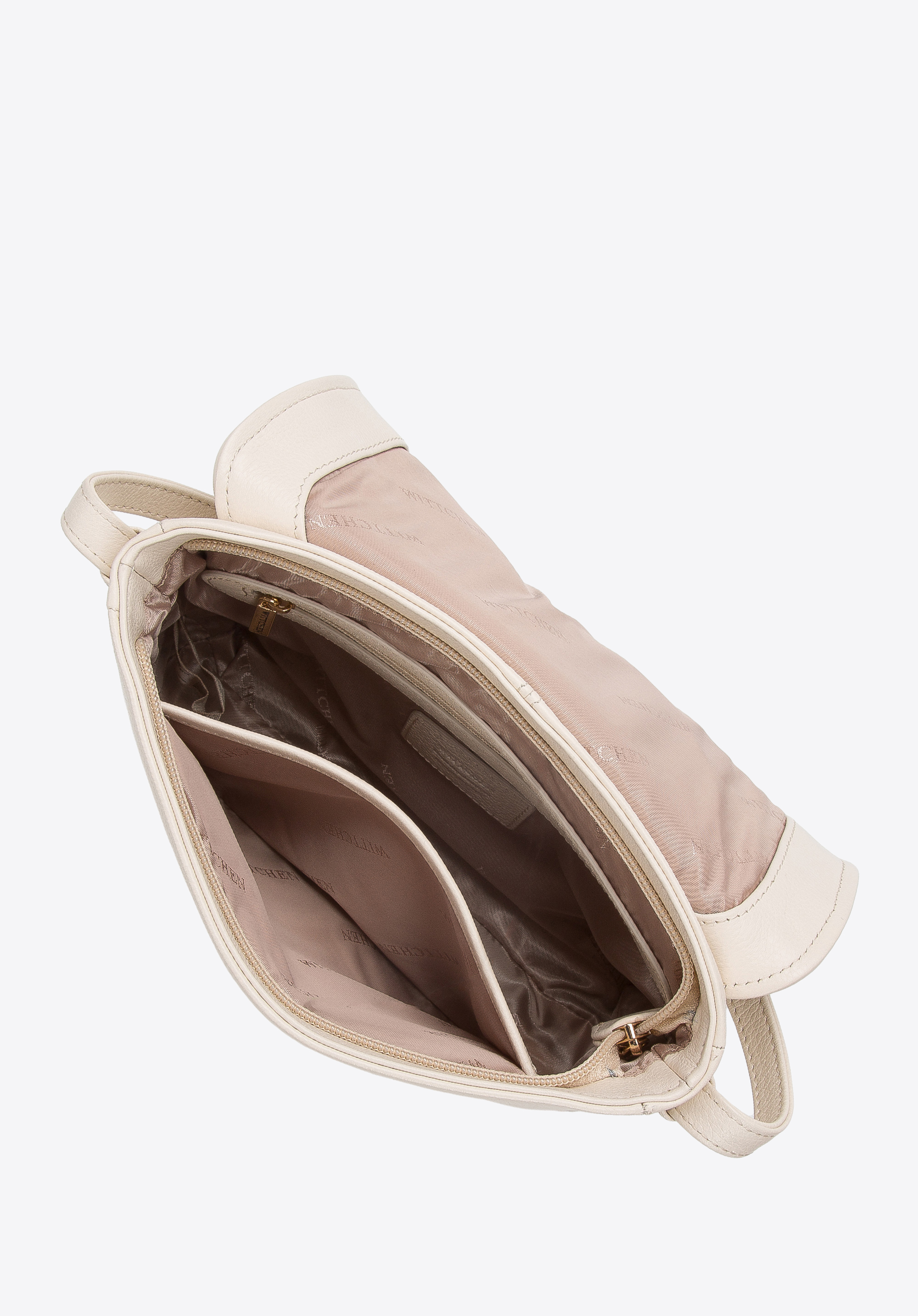 Damska listonoszka skórzana z plecionką