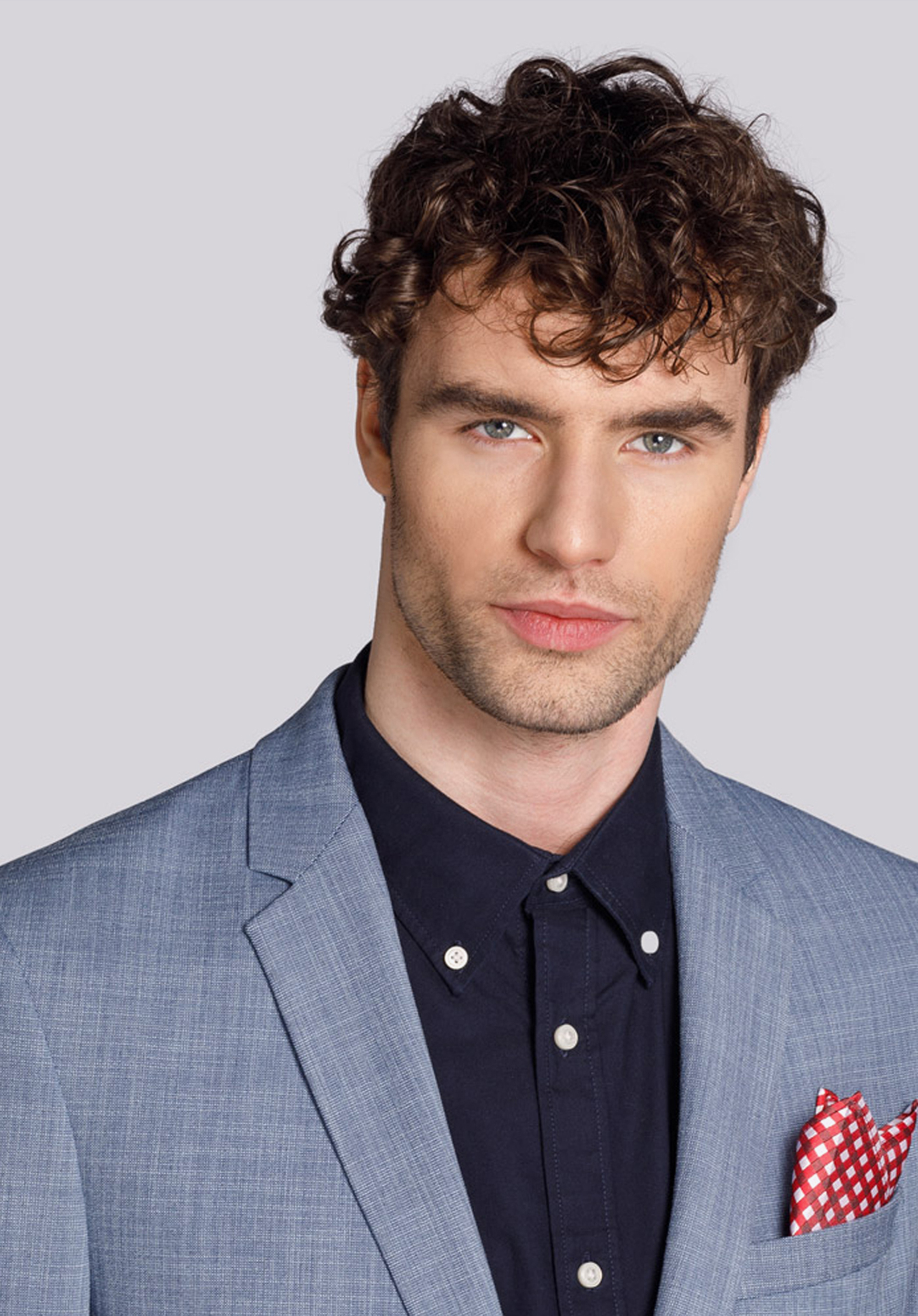 Poszetka z jedwabiu wzorzysta mała