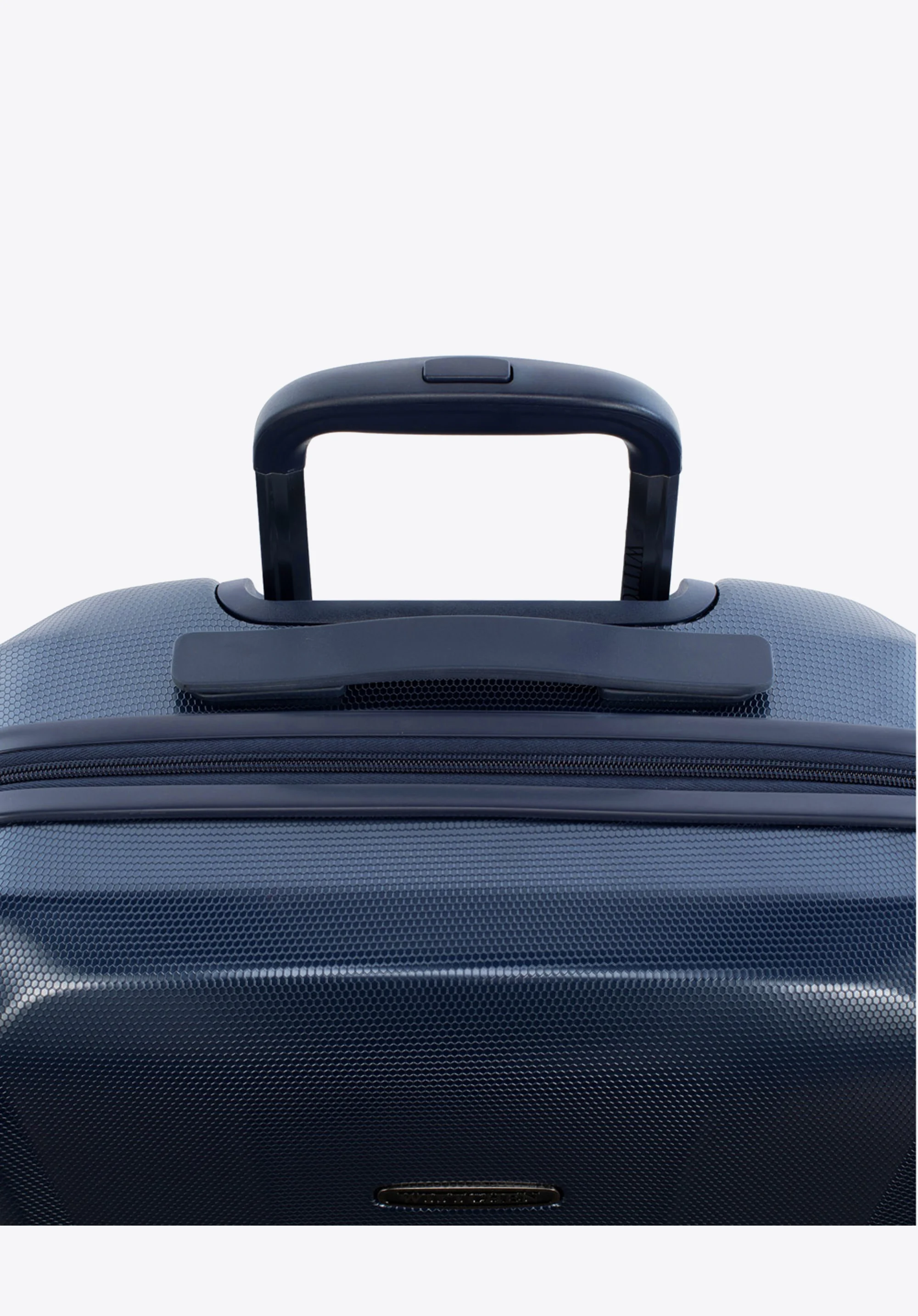 Walizka kabinowa z polikarbonu geometryczna