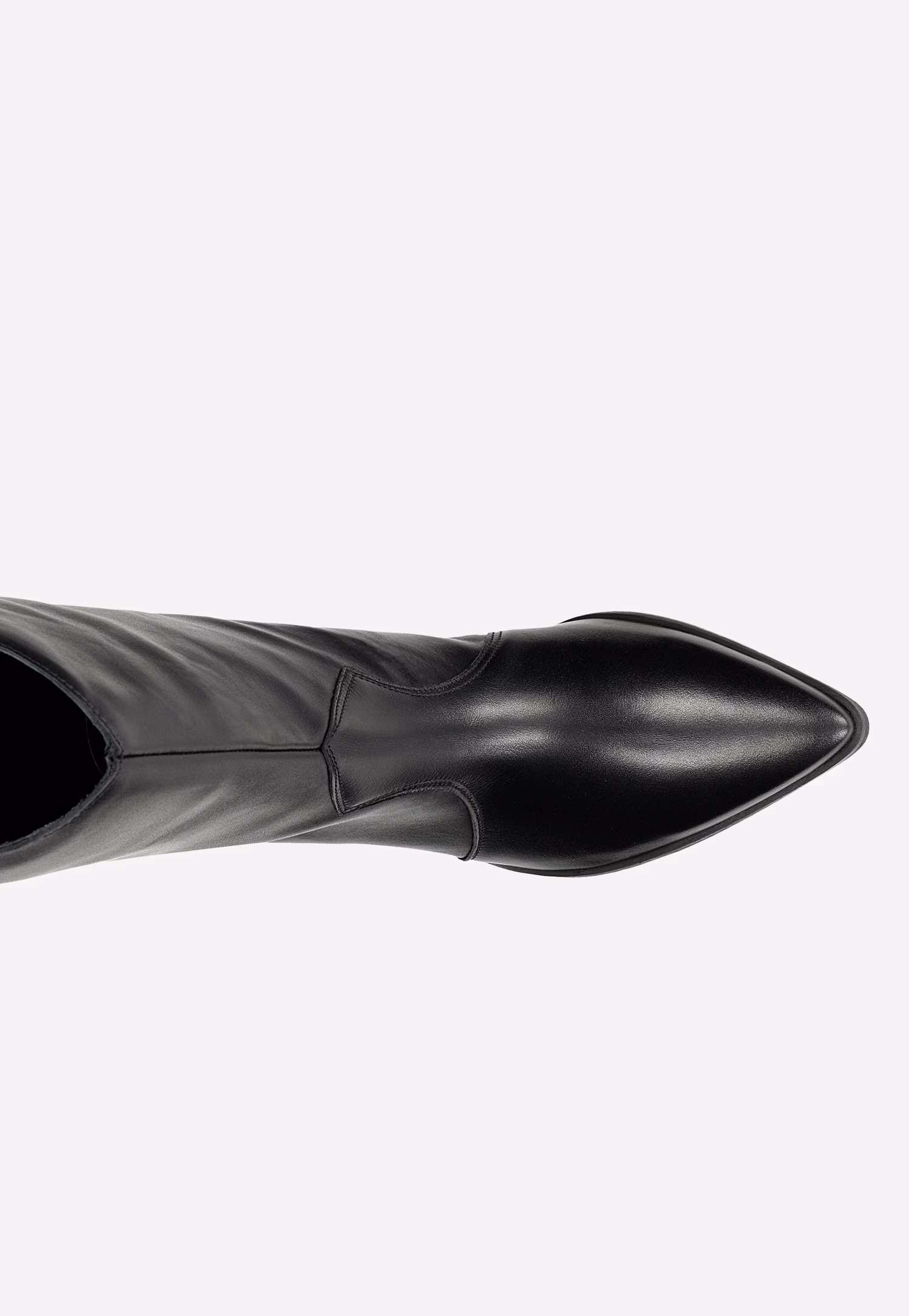 Brązowe kowbojki damskie na obcasie