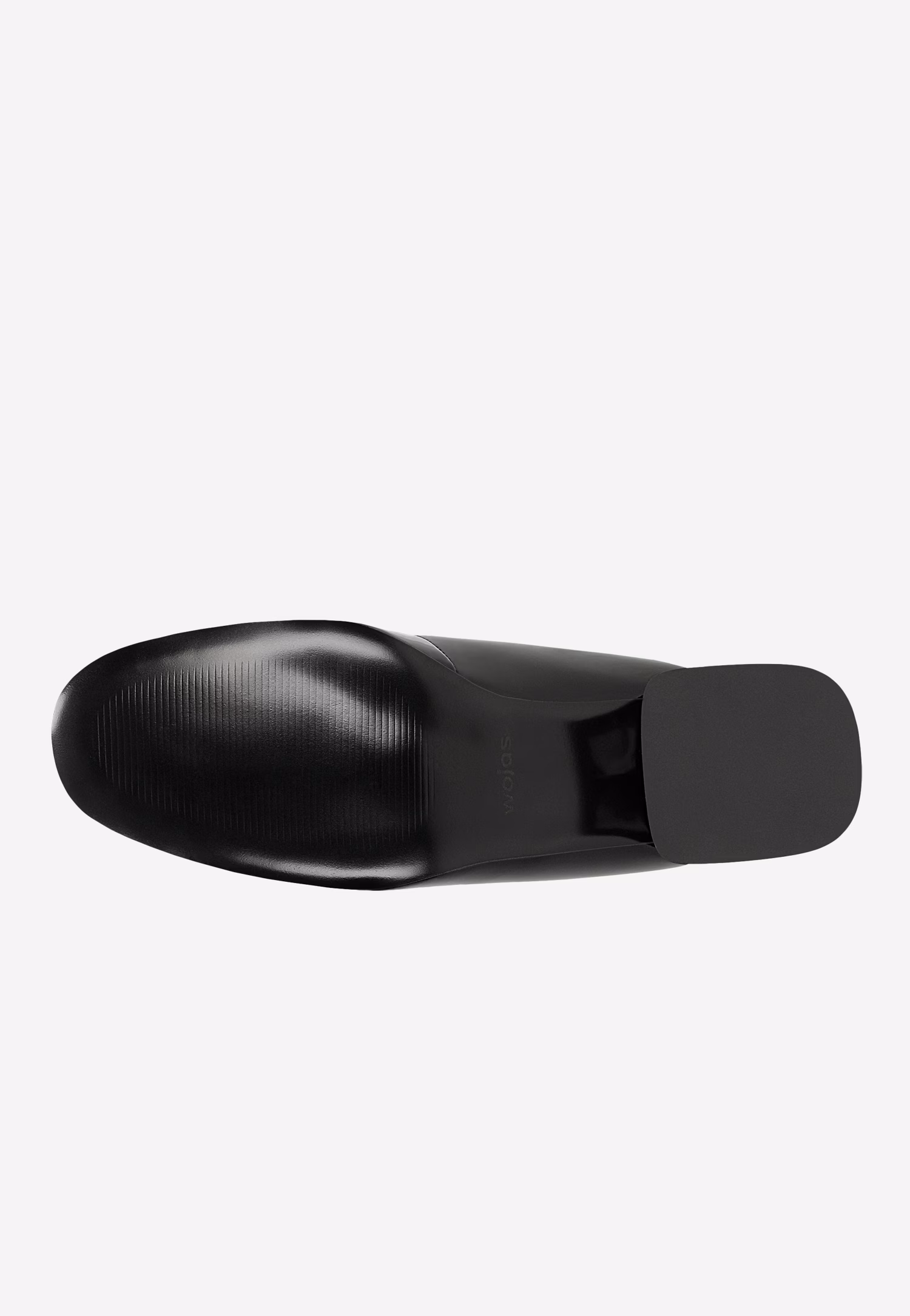 Lakierowane damskie Mary Jane na obcasie