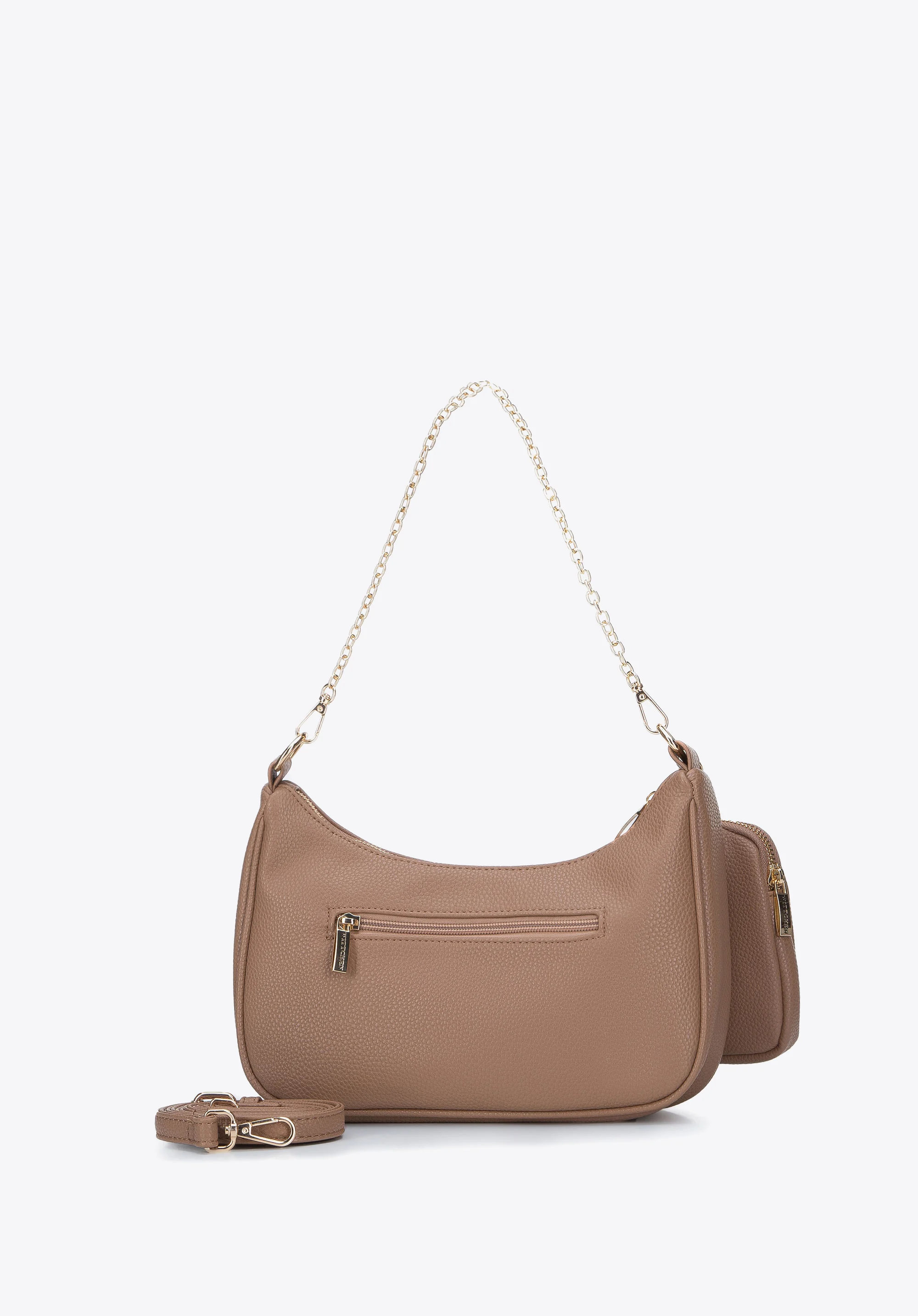 Torebka rogal z dopinaną saszetką