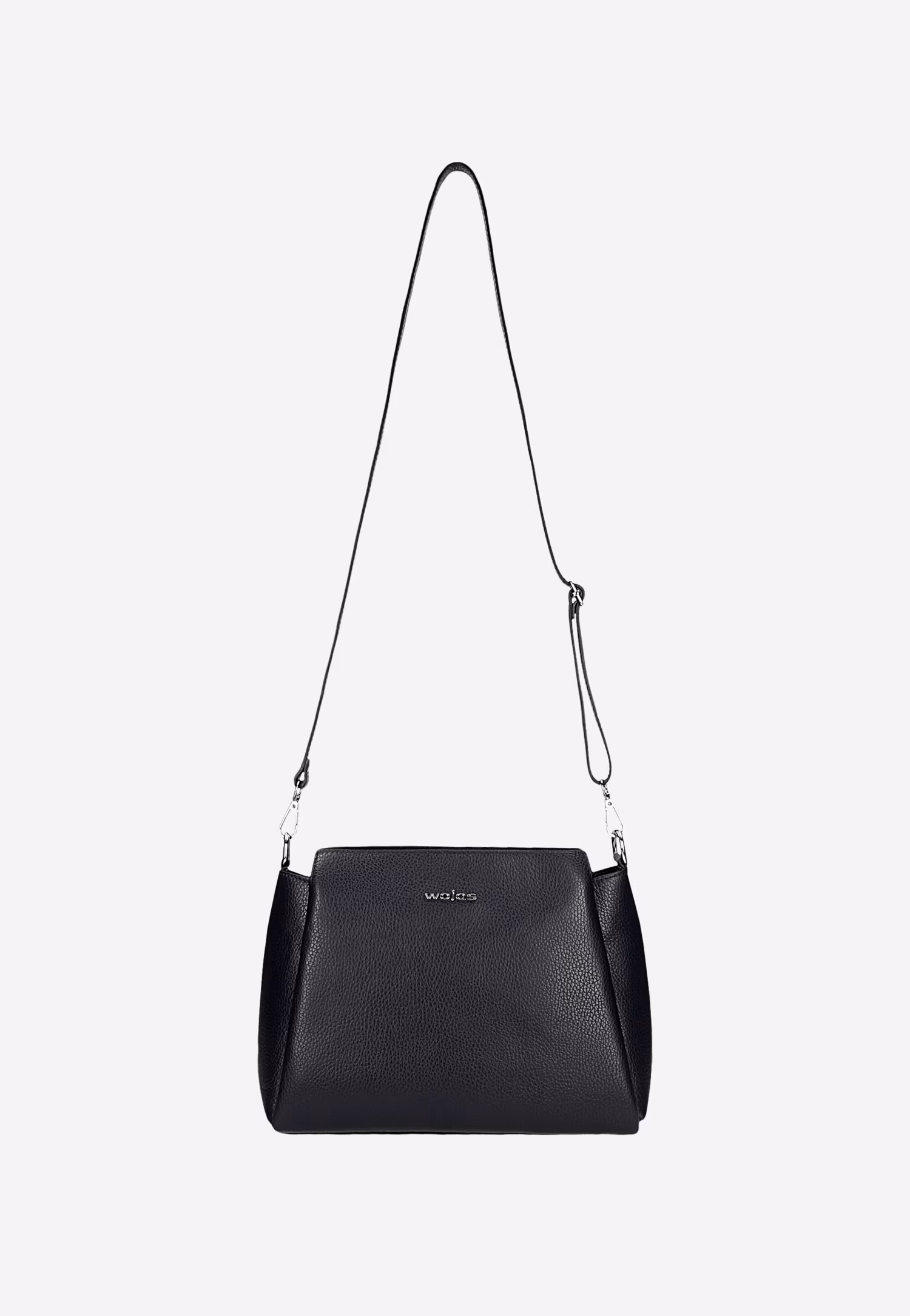 Skórzany jasnobrązowy kuferek damski