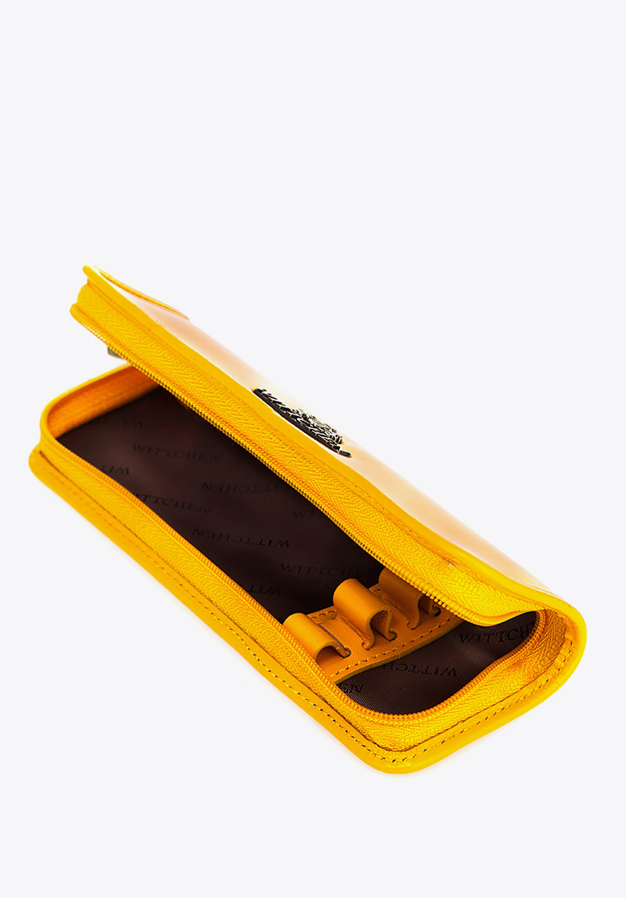 Etui na długopisy ze skóry lakierowanej