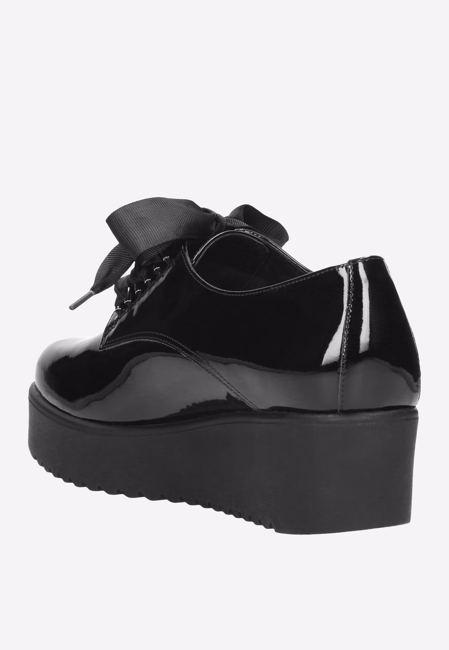 Czarne półbuty damskie